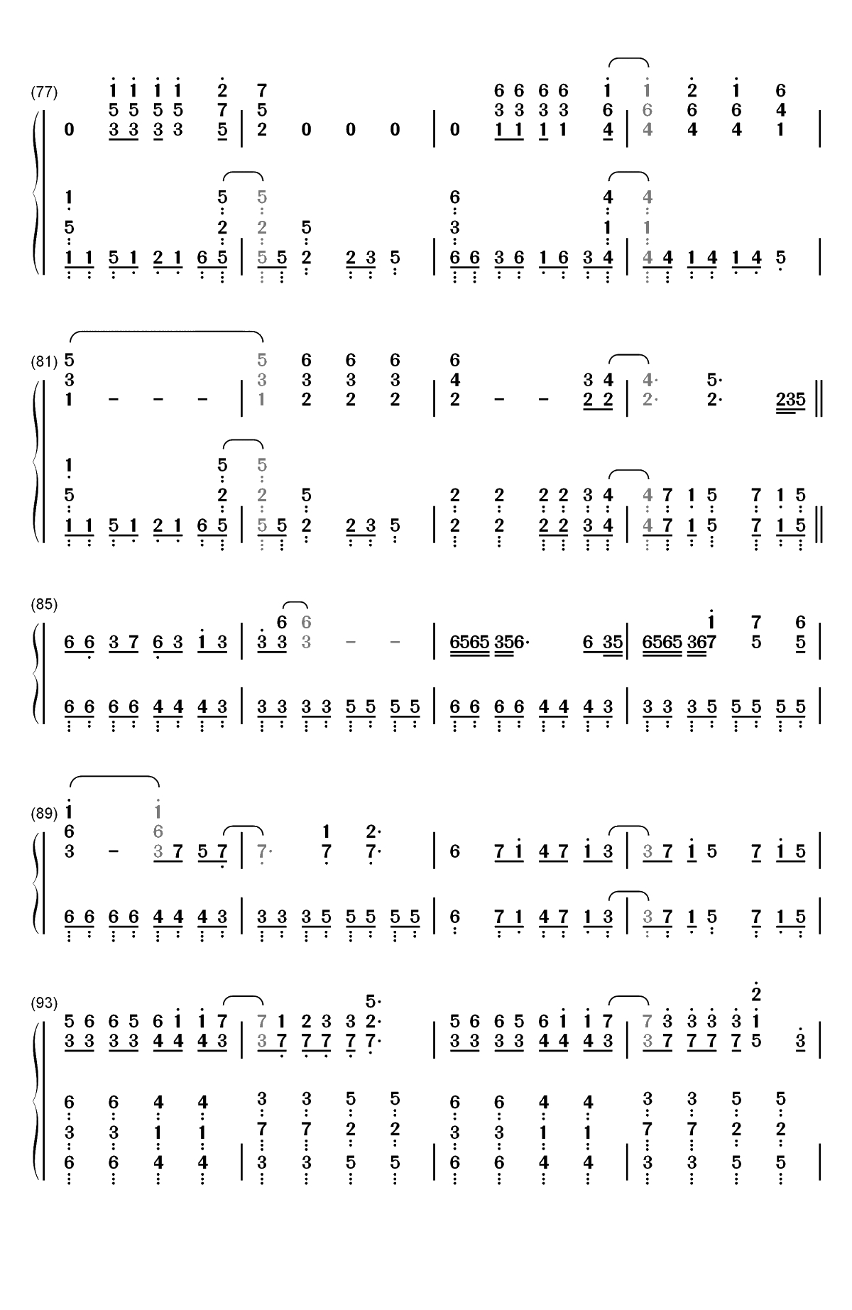 Square Hammer-Ghost双手简谱预览5