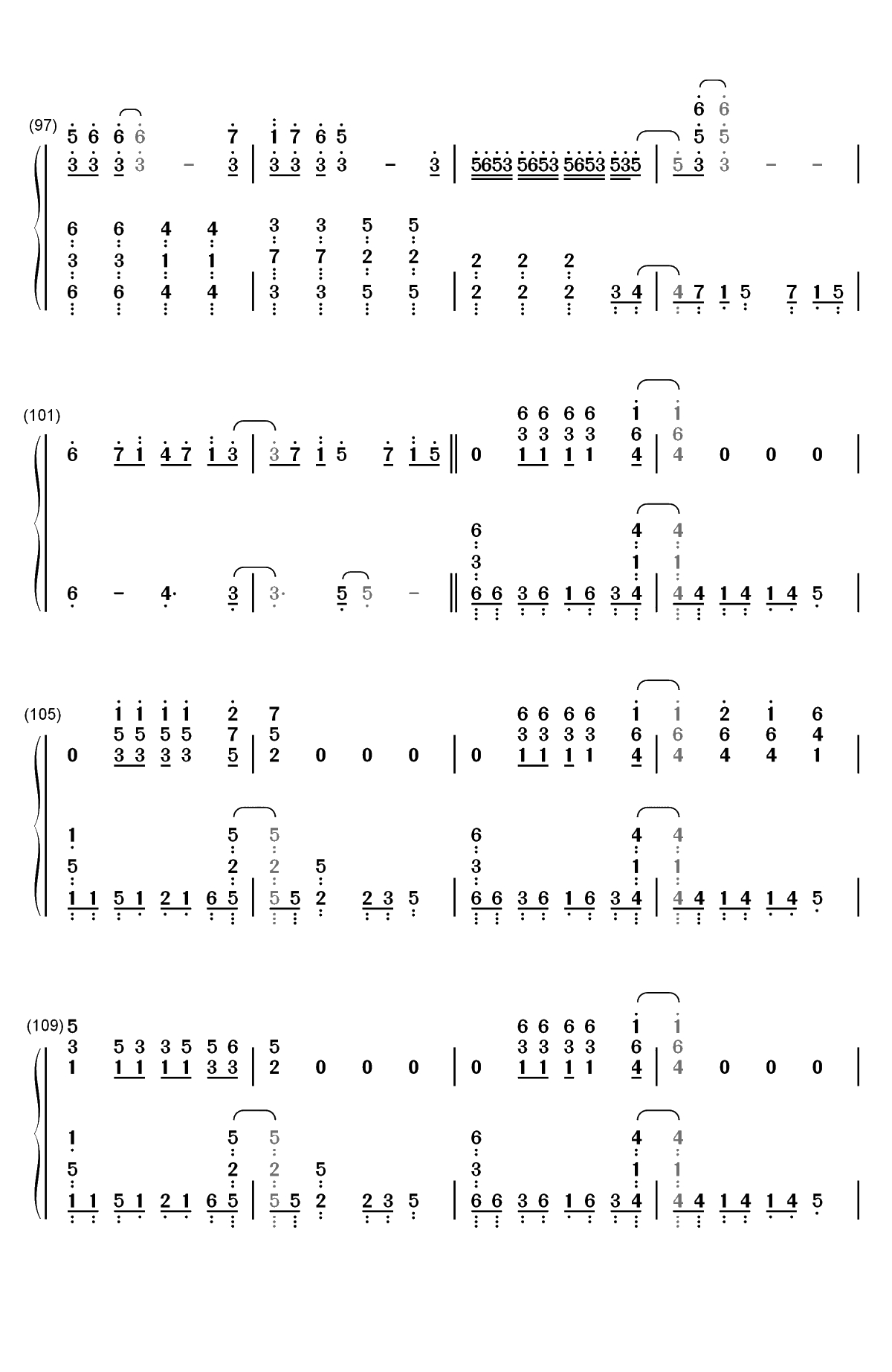 Square Hammer-Ghost双手简谱预览6