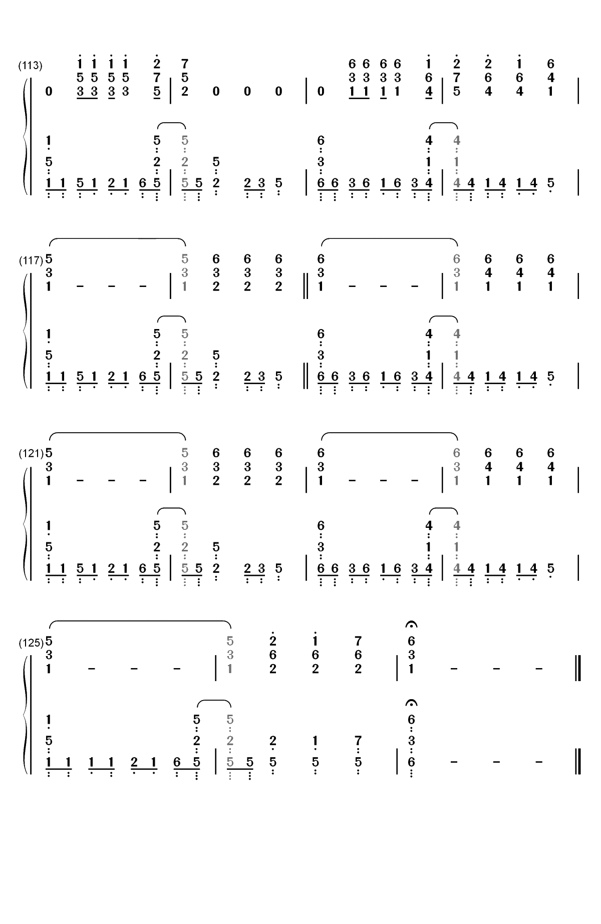 Square Hammer-Ghost双手简谱预览7