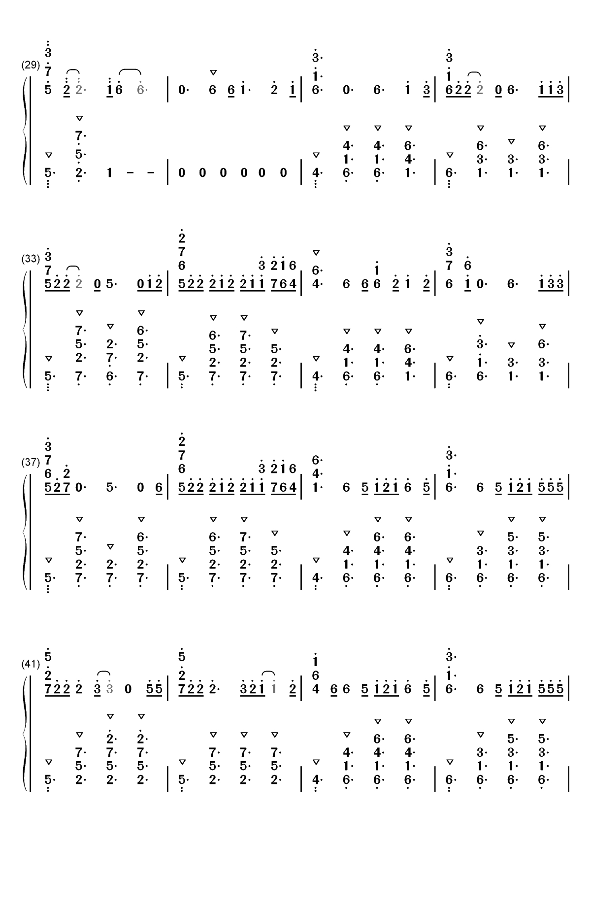 Flux-Ellie Goulding双手简谱预览3