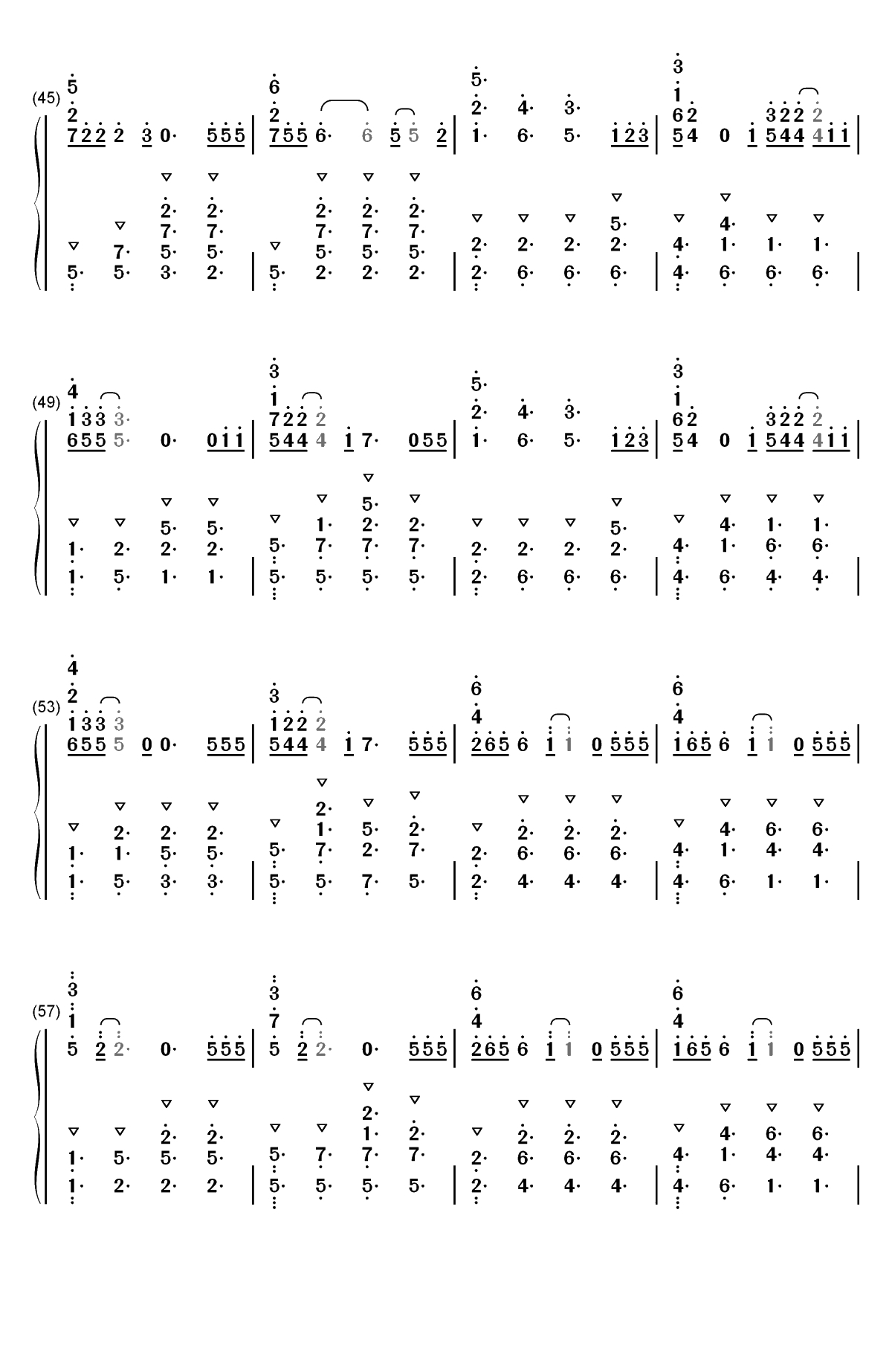 Flux-Ellie Goulding双手简谱预览4