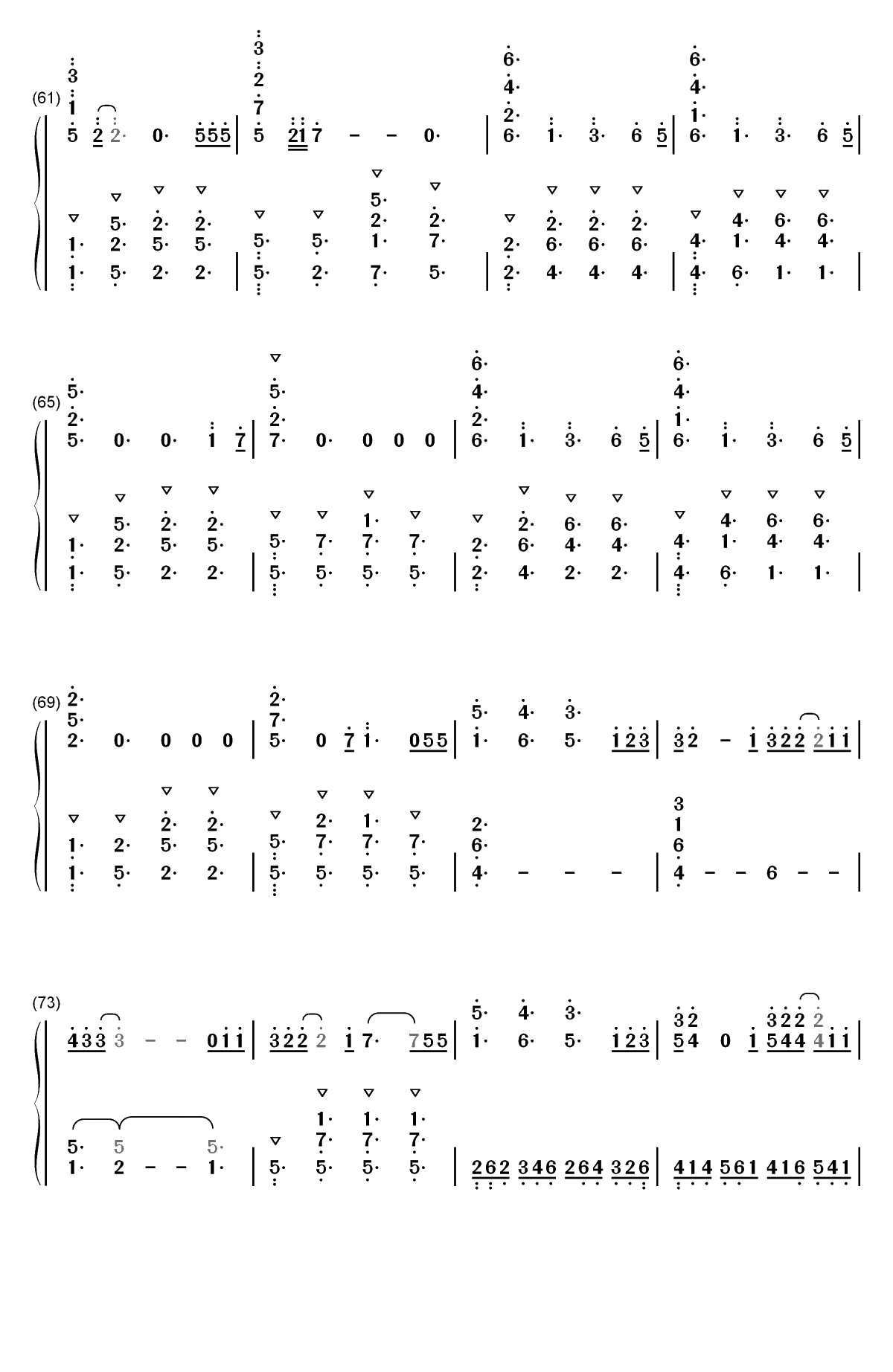 Flux-Ellie Goulding双手简谱预览5