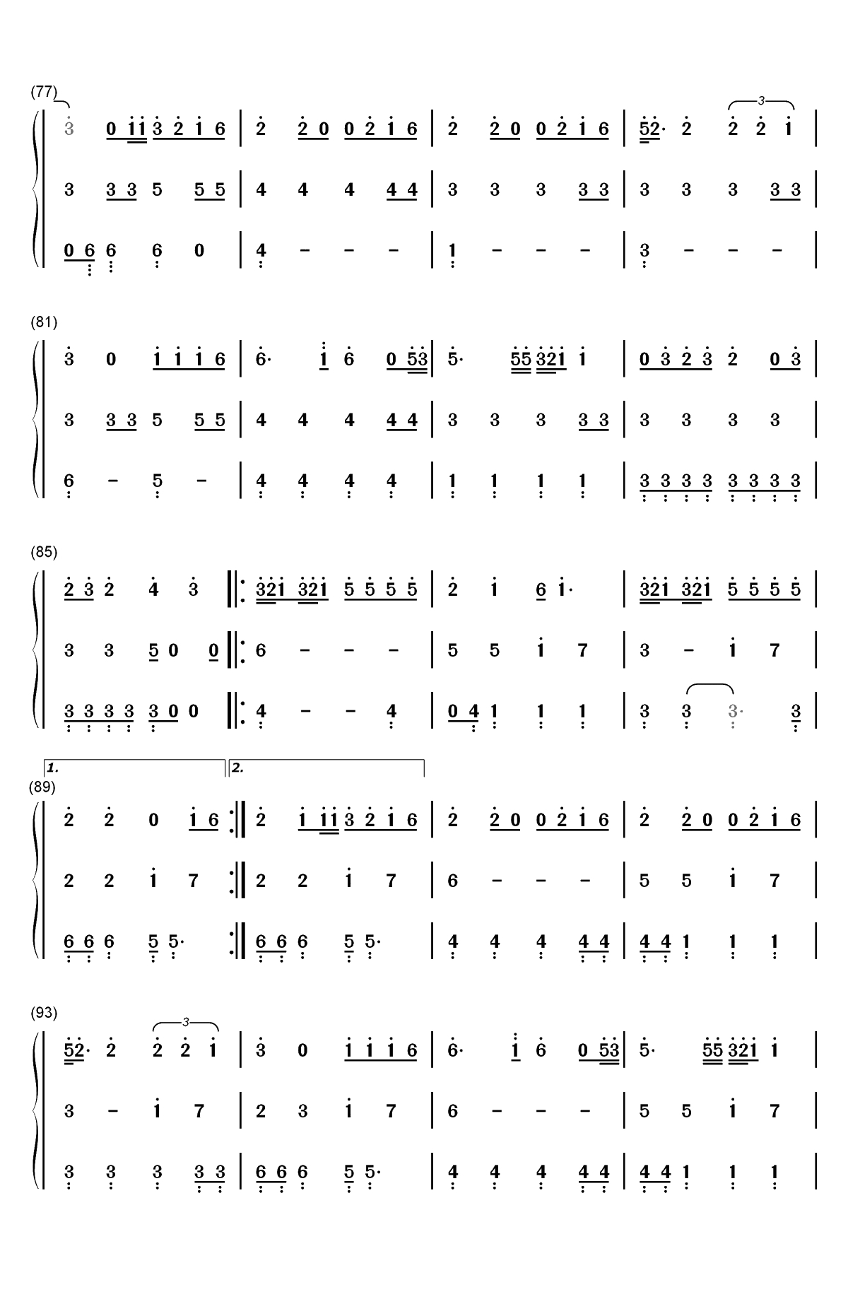 Who Do You Love-The Chainsmokers和5 Seconds of Summer双手简谱预览5