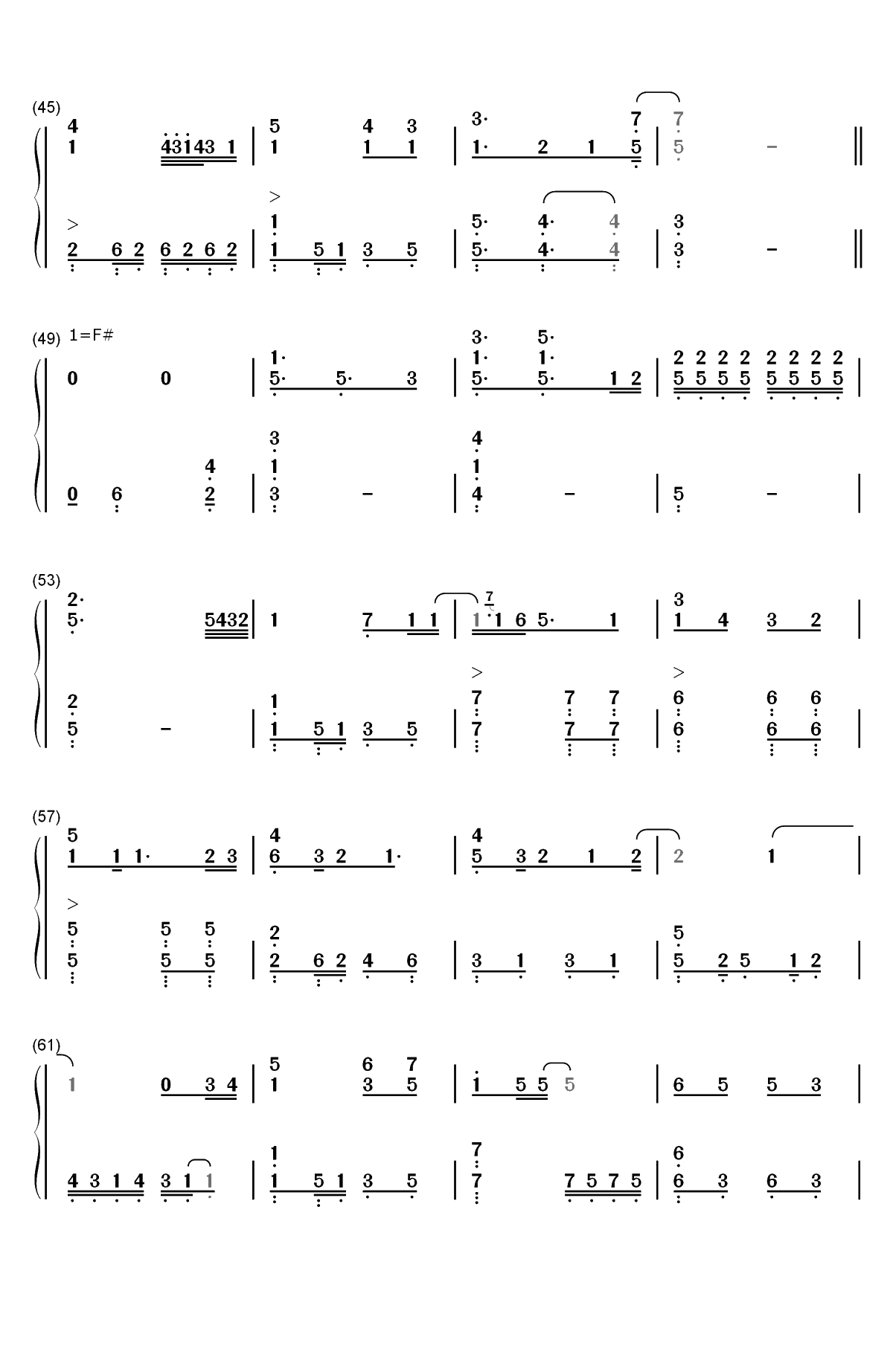 Moe Anime OP Thing Season 2双手简谱预览3