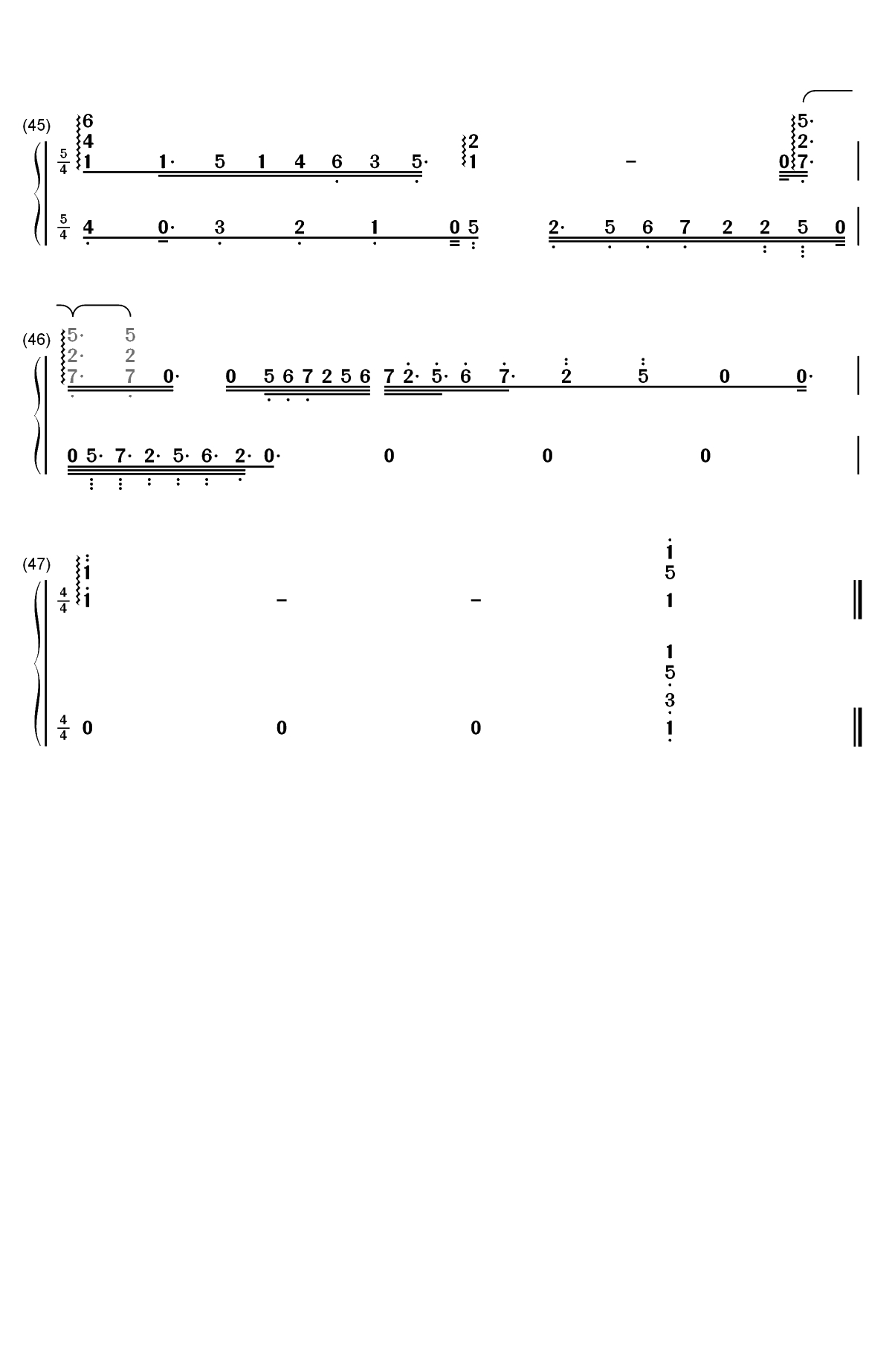 ロンド ロンド ロンド-少女歌剧 Revue Starlight插曲双手简谱预览4