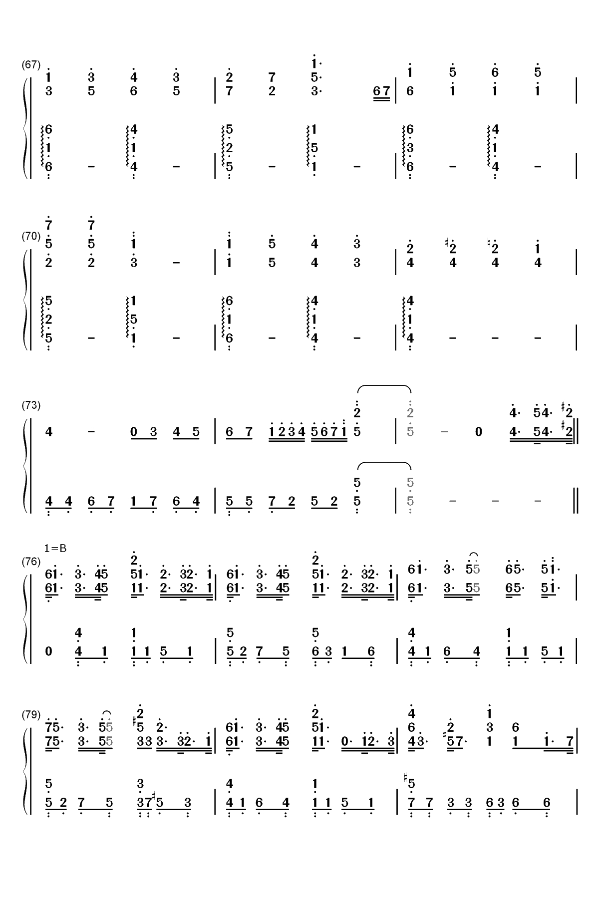 Lemon-完美版双手简谱预览5