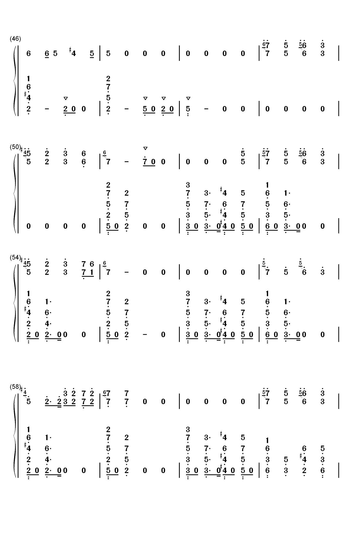 Wish You Were Gay-Billie Eilish双手简谱预览4