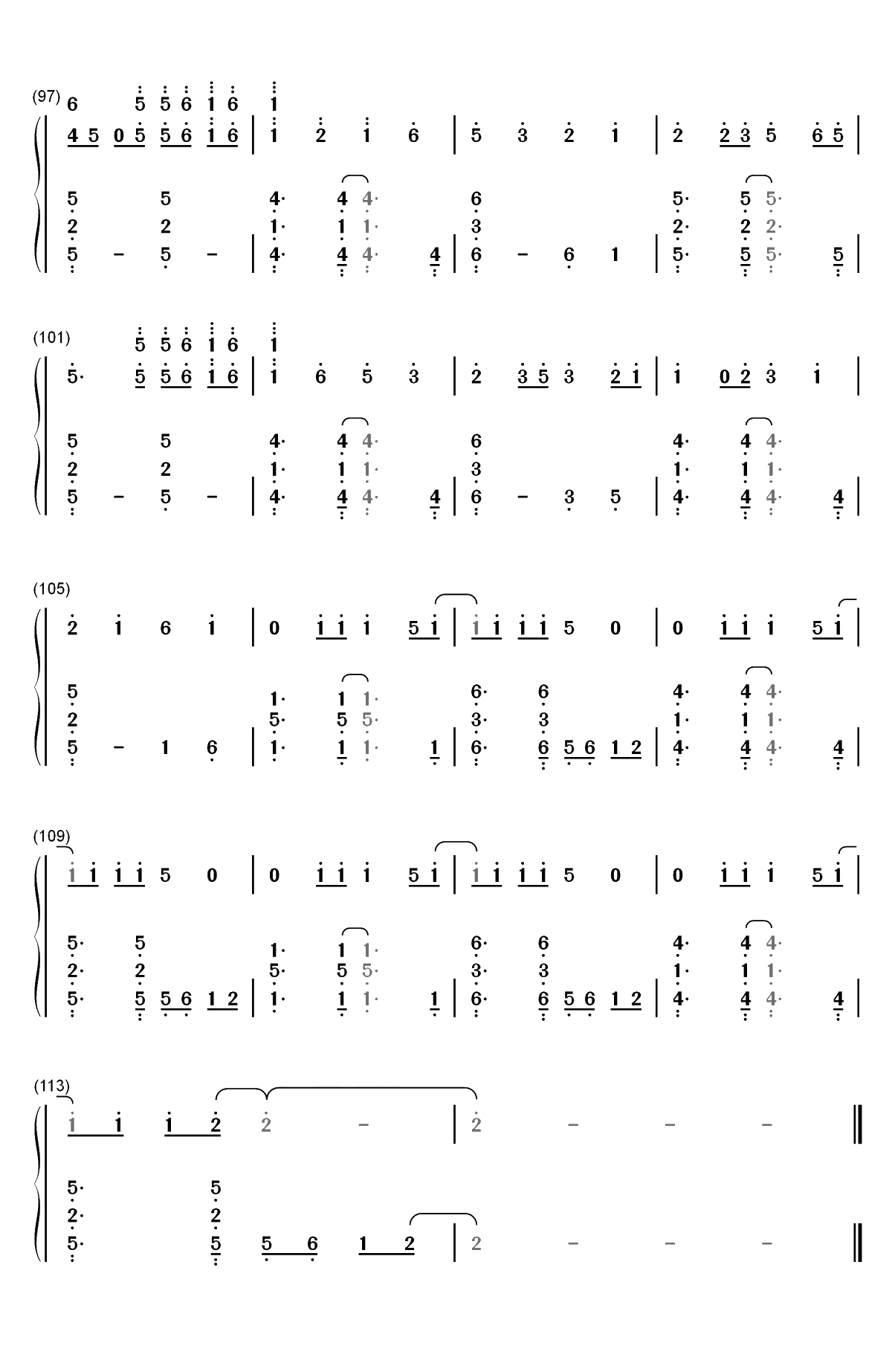 花田错-王力宏双手简谱预览6