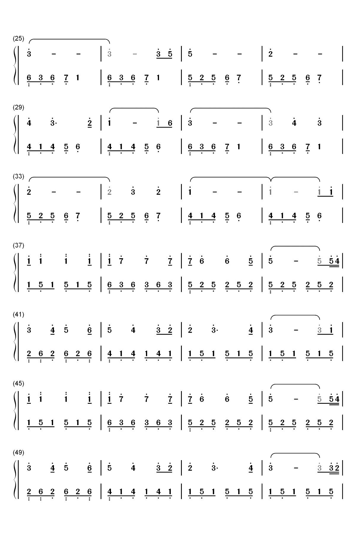 Dream of Flying-Brian Crain双手简谱预览2