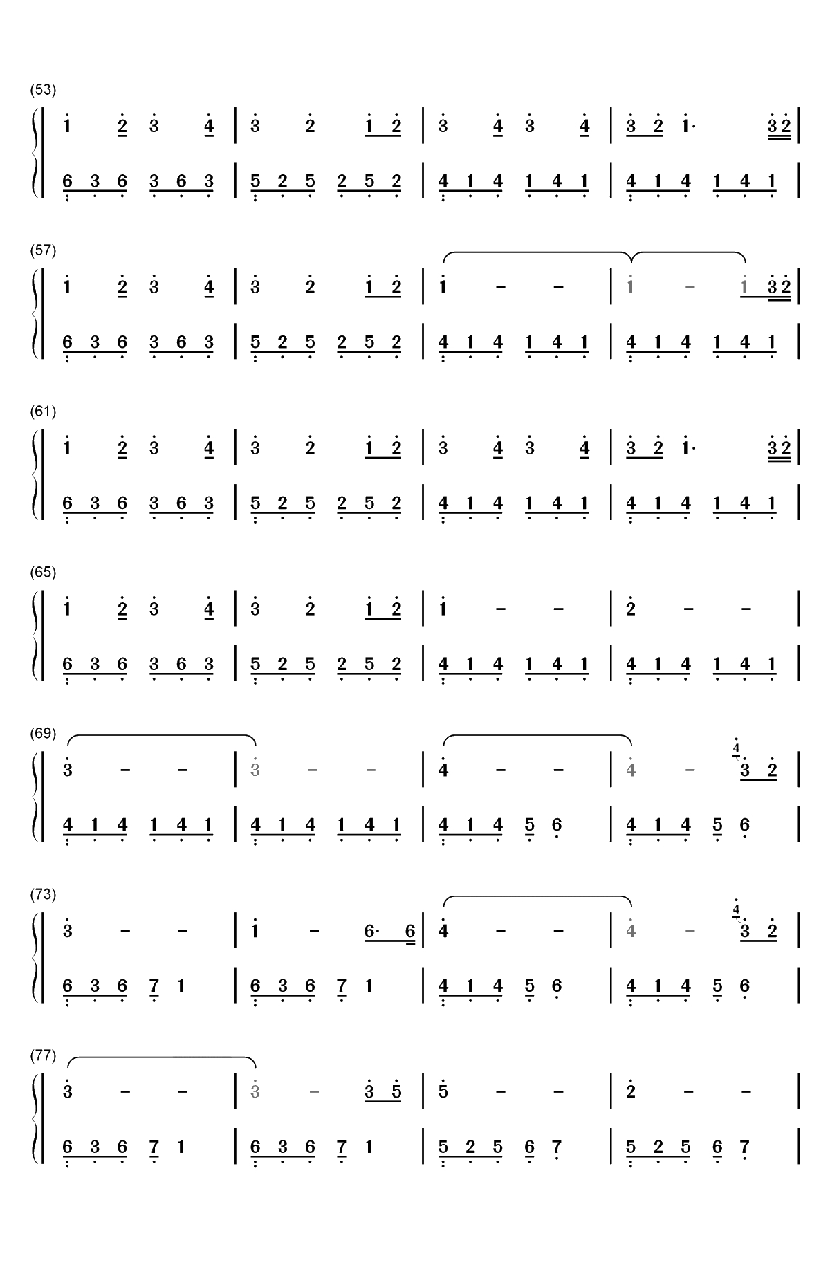 Dream of Flying-Brian Crain双手简谱预览3