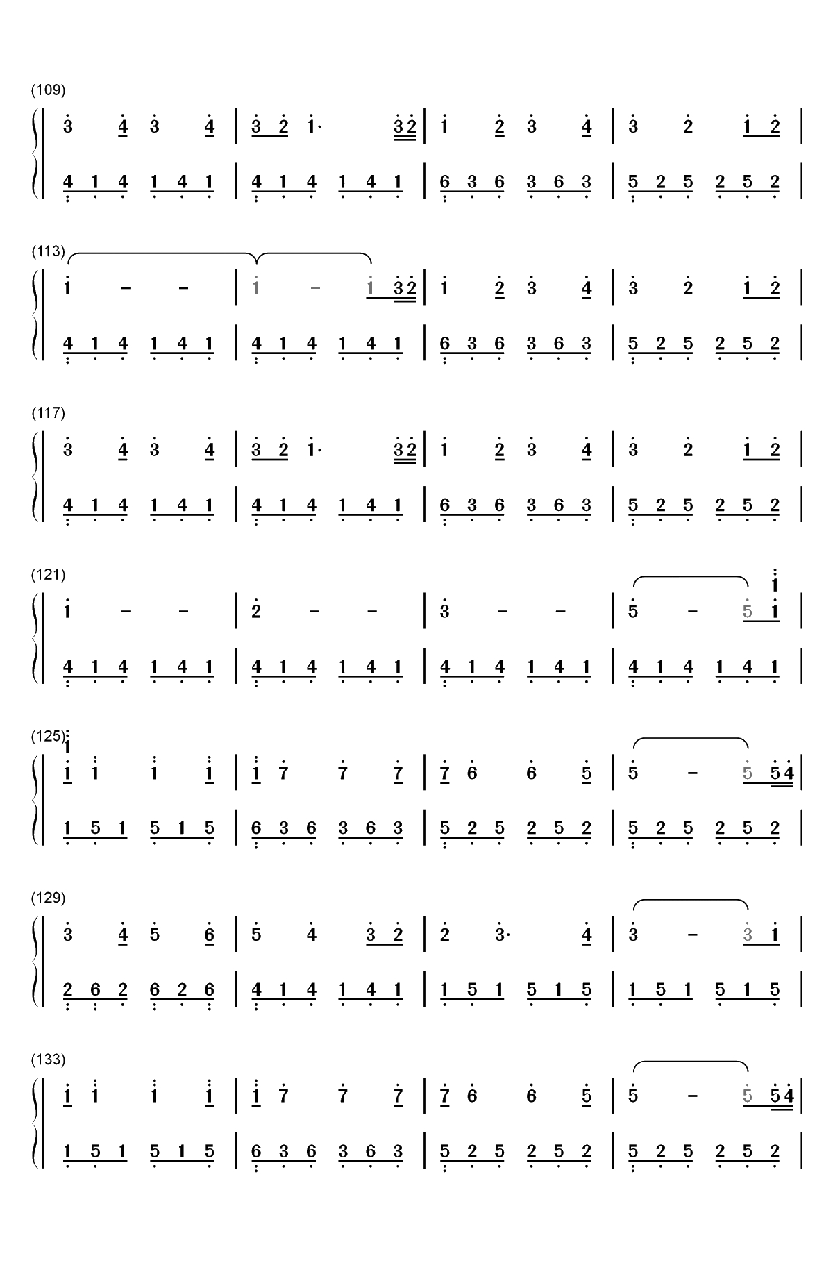 Dream of Flying-Brian Crain双手简谱预览5