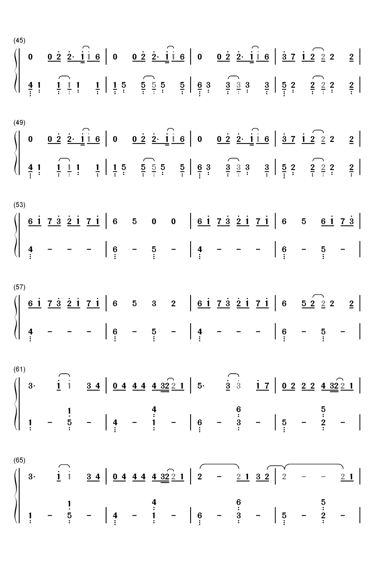 Superhero-Lauv双手简谱预览3