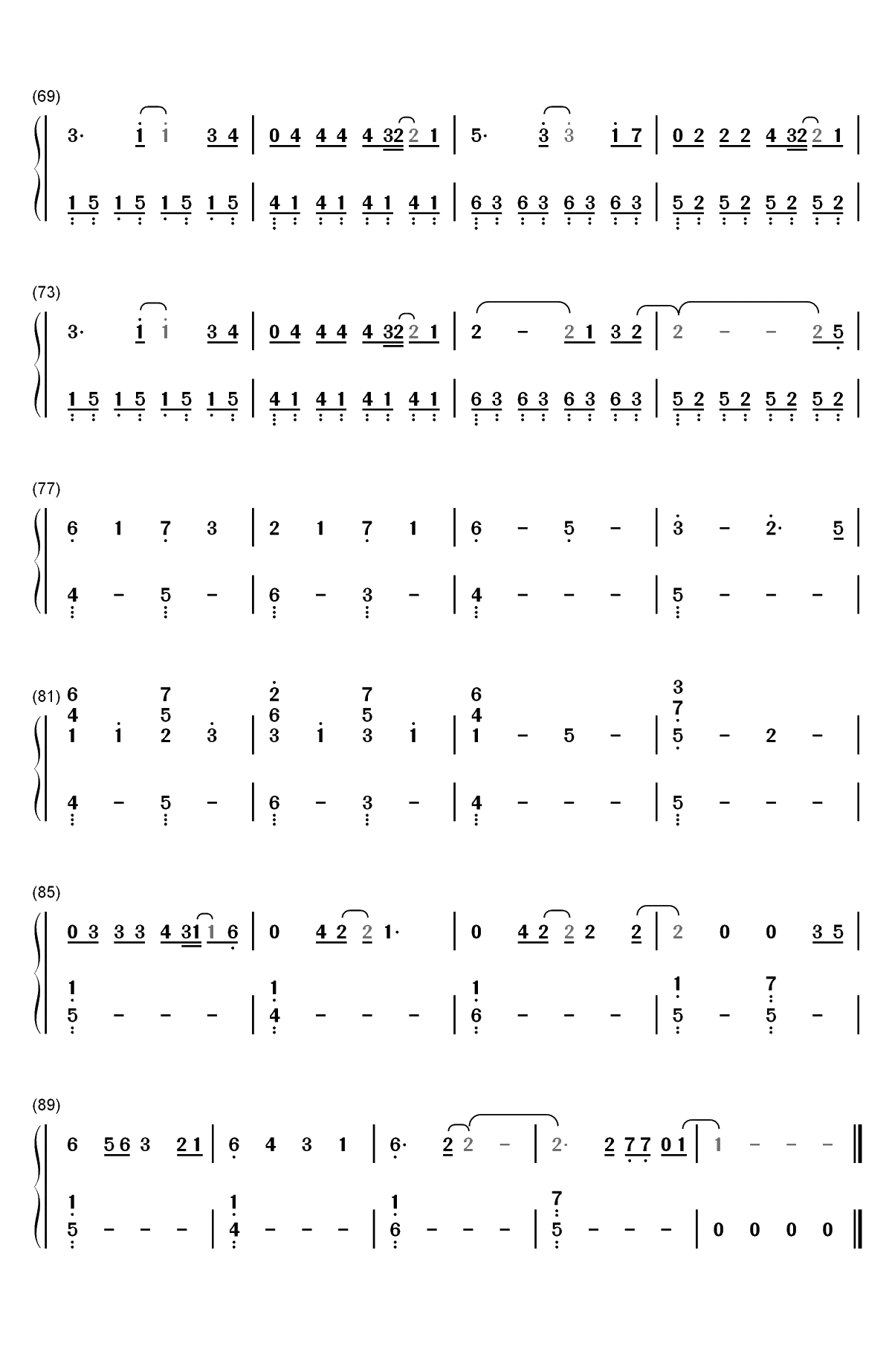 Superhero-Lauv双手简谱预览4