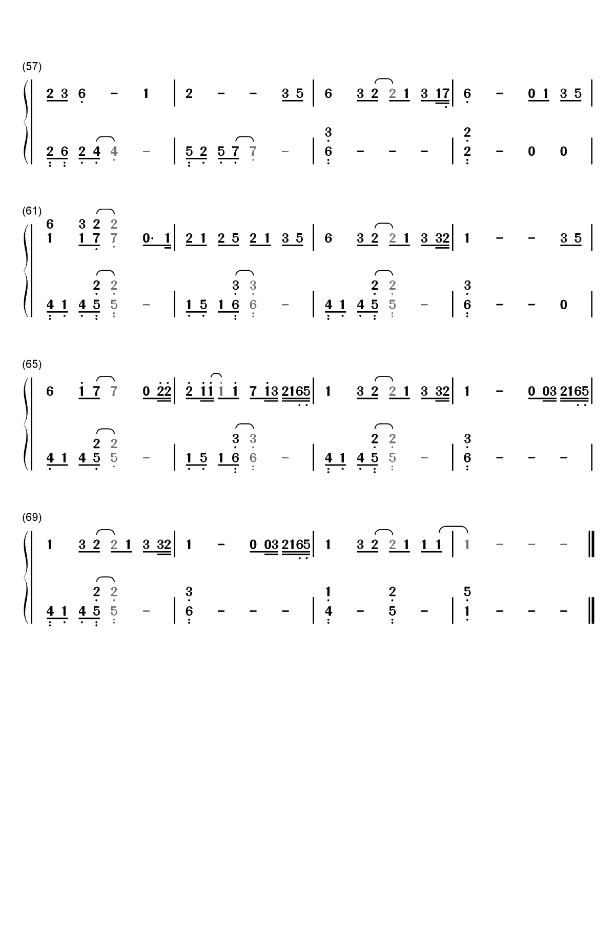 Love Someone-Lukas Graham双手简谱预览4