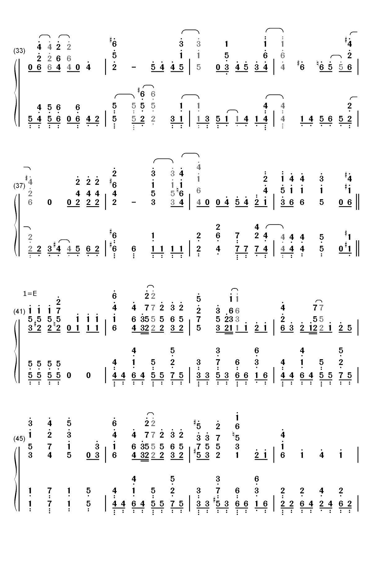 FANTASTIC LOVERS-佐贺偶像是传奇OST双手简谱预览3