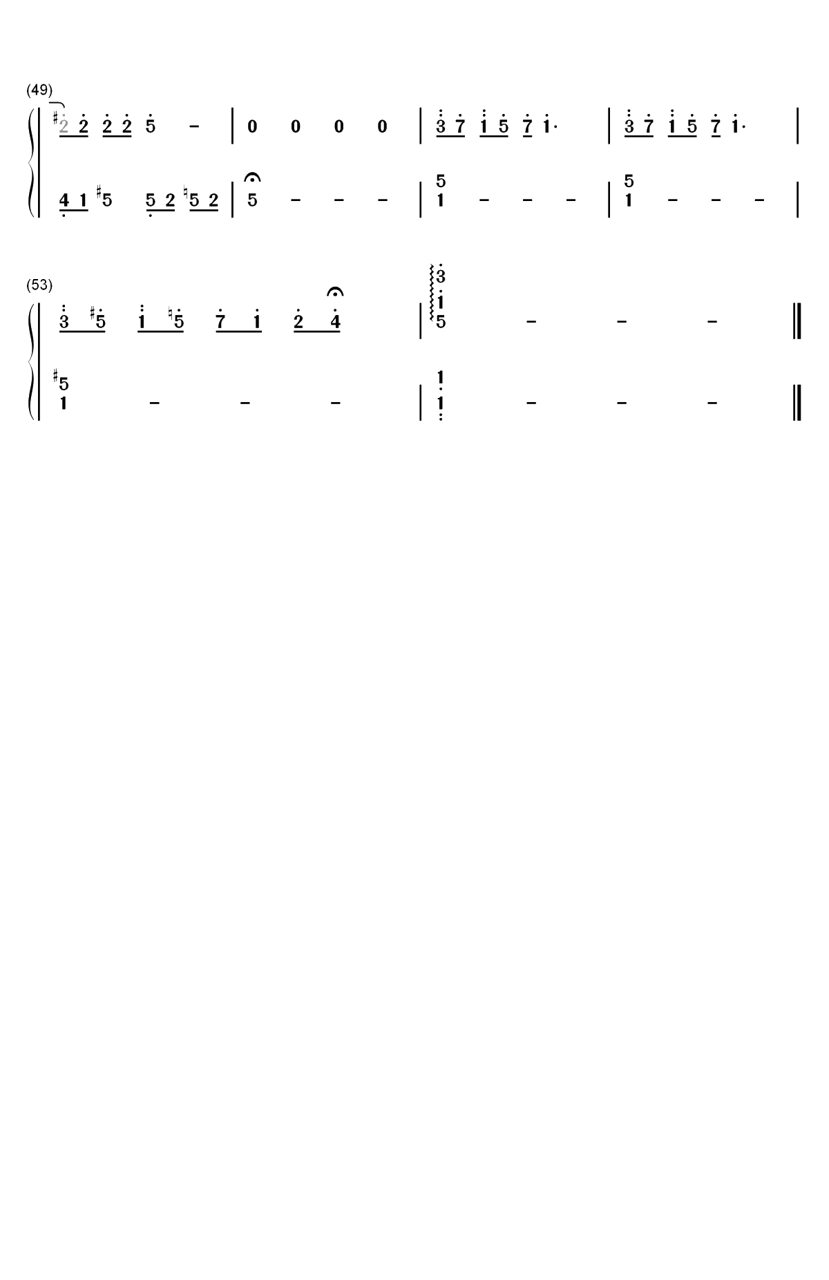 别让我走远-我们与恶的距离主题曲双手简谱预览3