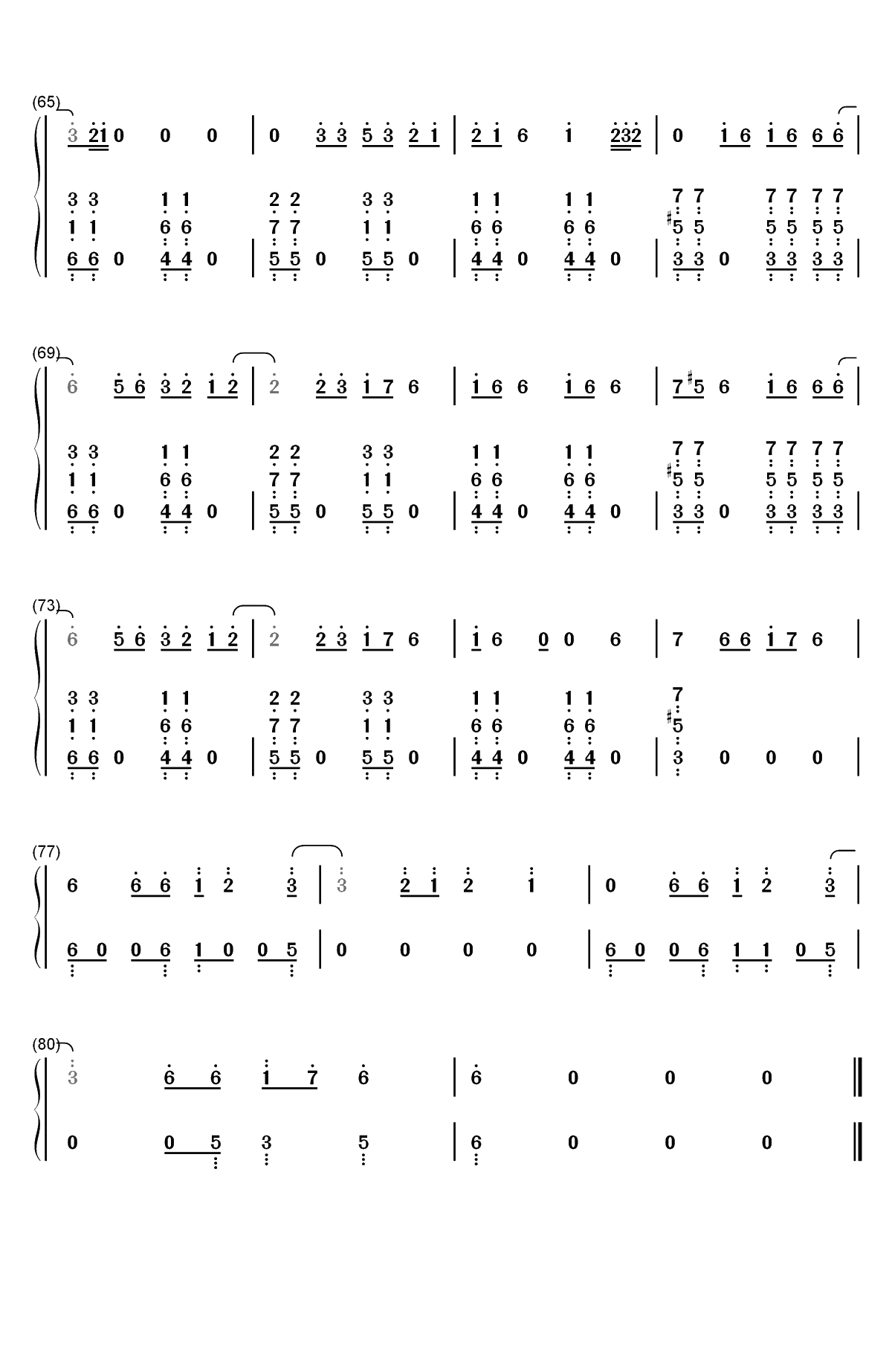 Sucker-Jonas Brothers双手简谱预览4