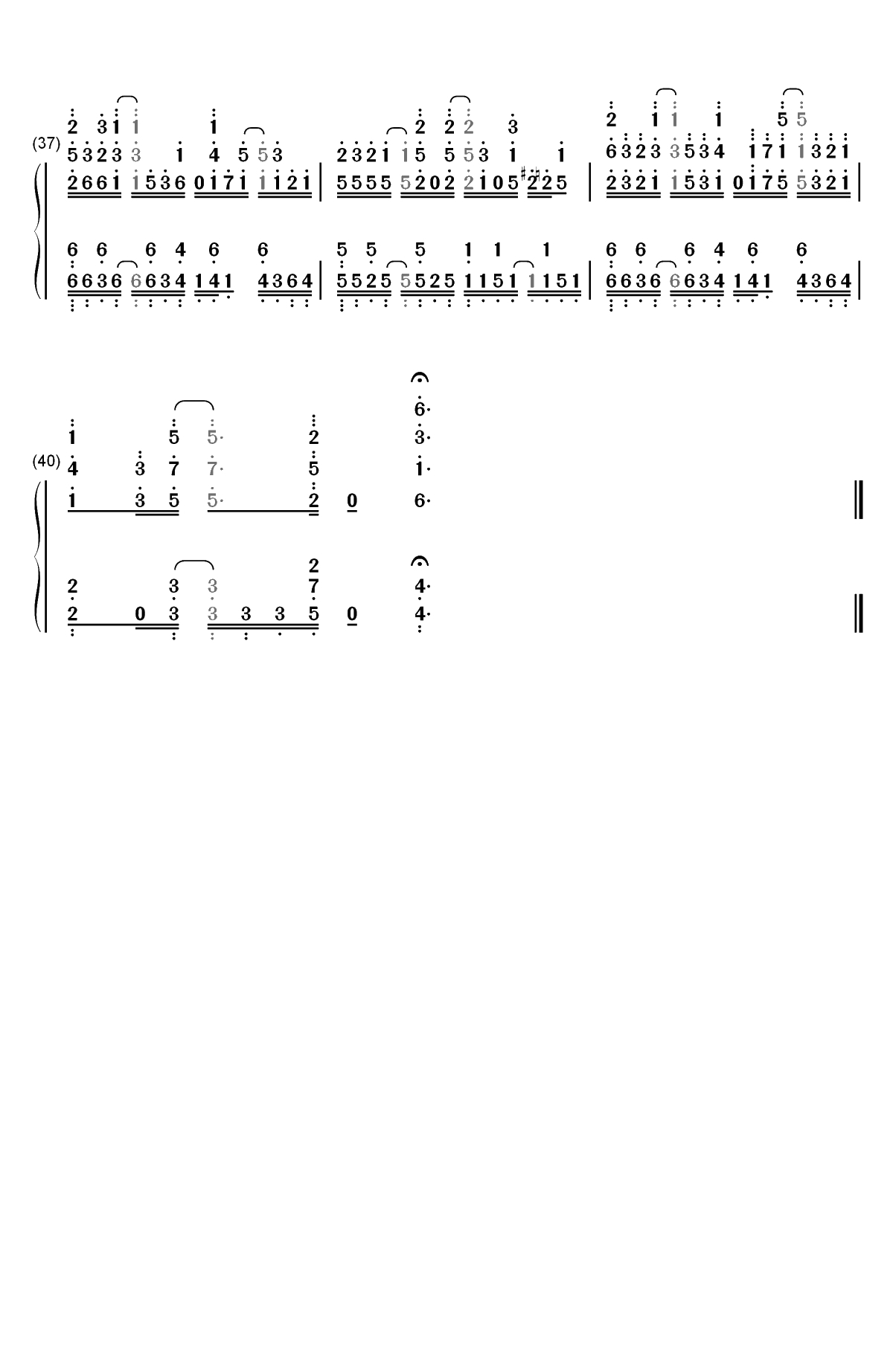 メモセピア-路人超能100第二季OP2双手简谱预览4