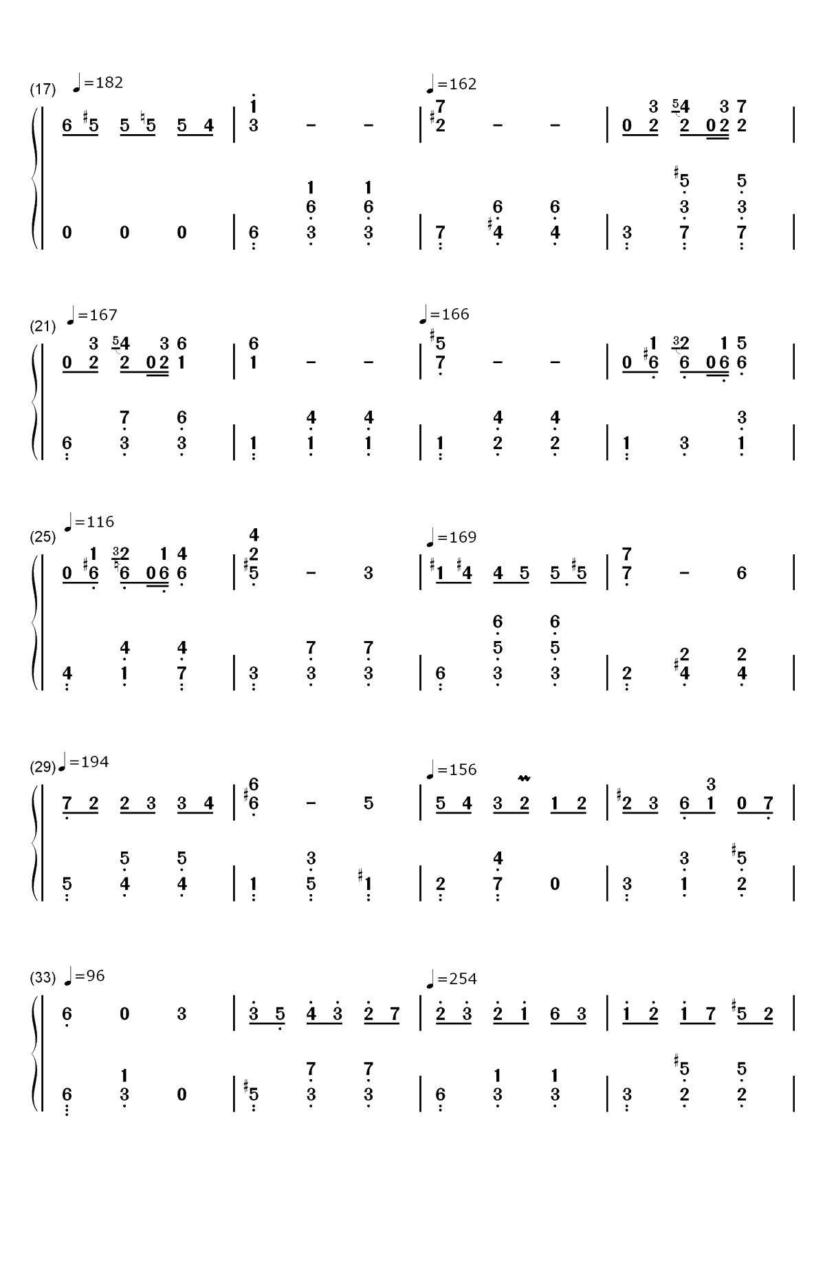 升C小调圆舞曲-肖邦双手简谱预览2