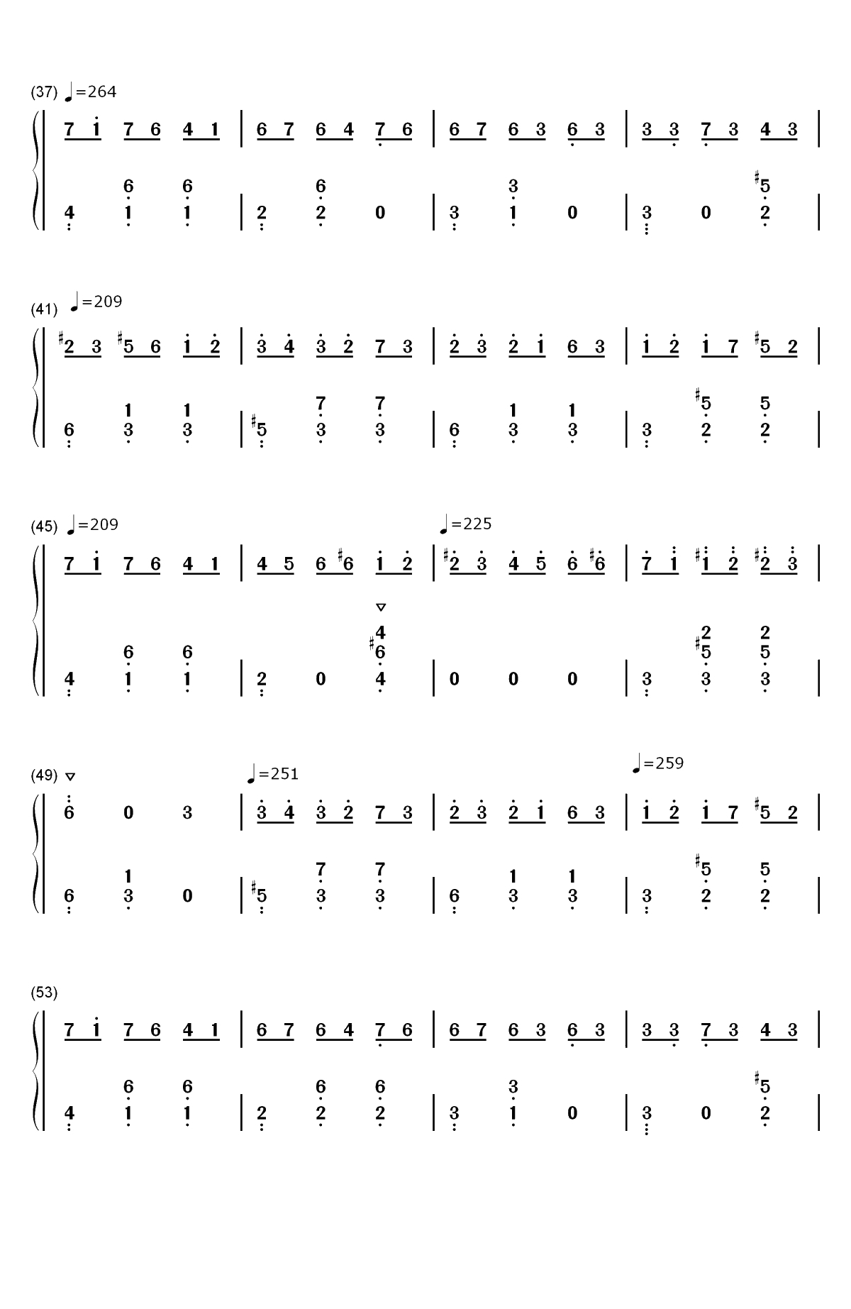 升C小调圆舞曲-肖邦双手简谱预览3