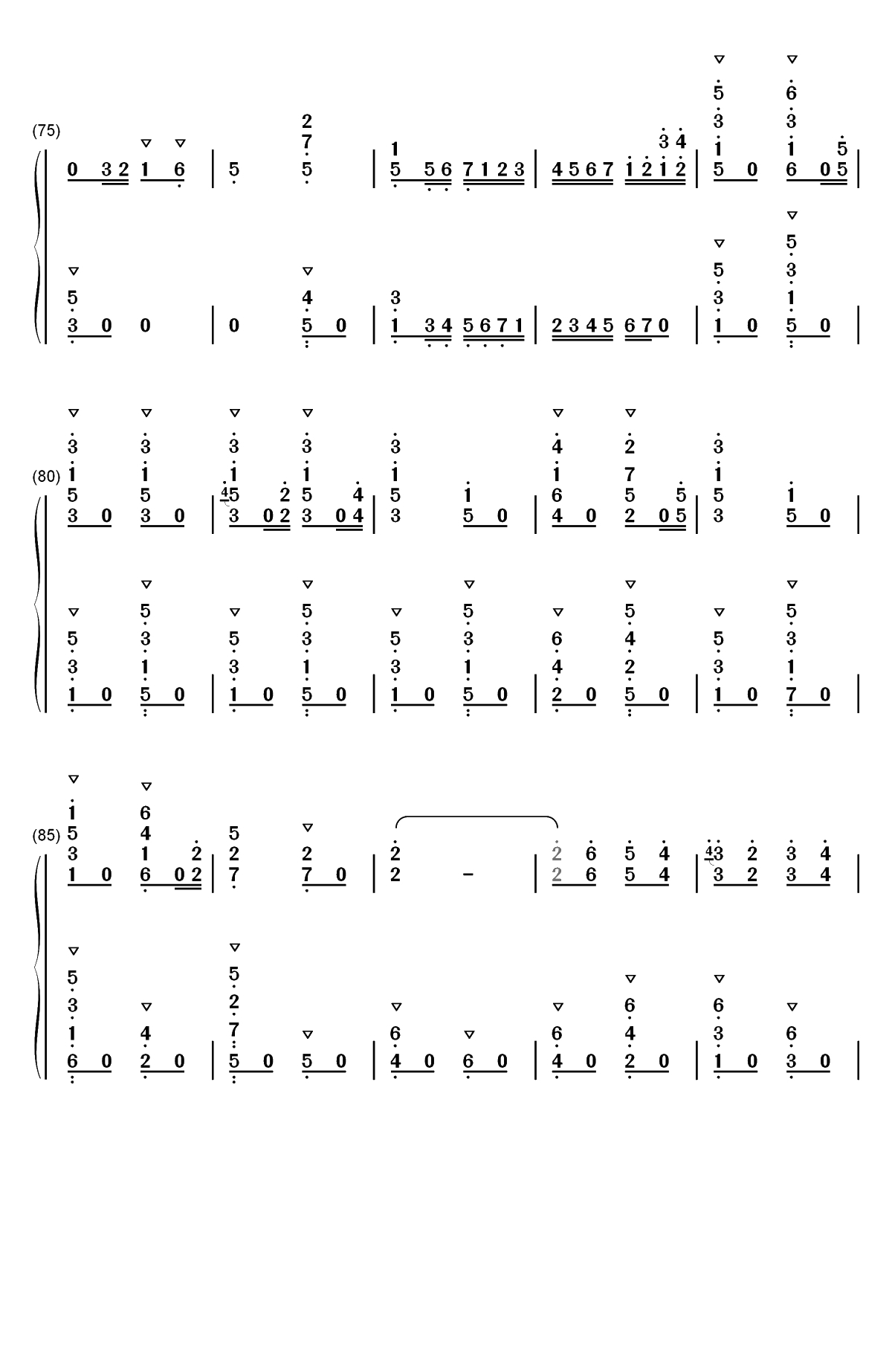 卡门序曲-朝鲜风格双手简谱预览5
