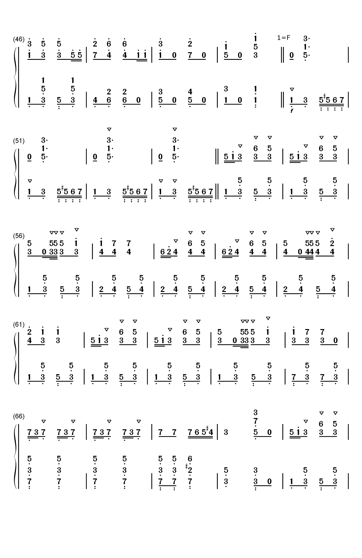 玩具兵进行曲-玩具兵的游行双手简谱预览3