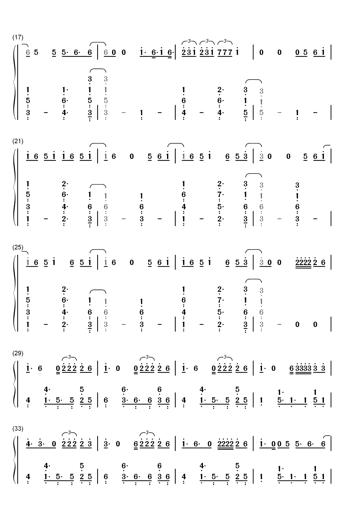 Middle Finger-Phoebe Ryan ft Quinn XCII双手简谱预览2