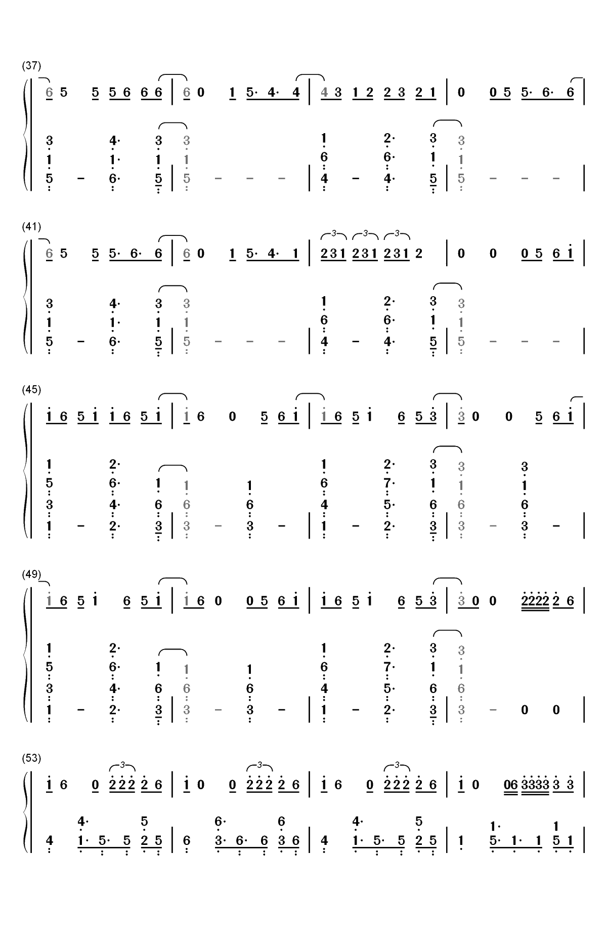 Middle Finger-Phoebe Ryan ft Quinn XCII双手简谱预览3