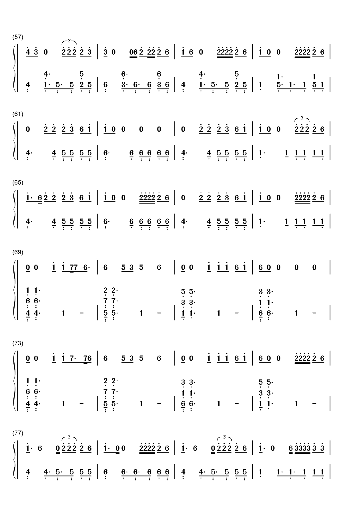 Middle Finger-Phoebe Ryan ft Quinn XCII双手简谱预览4