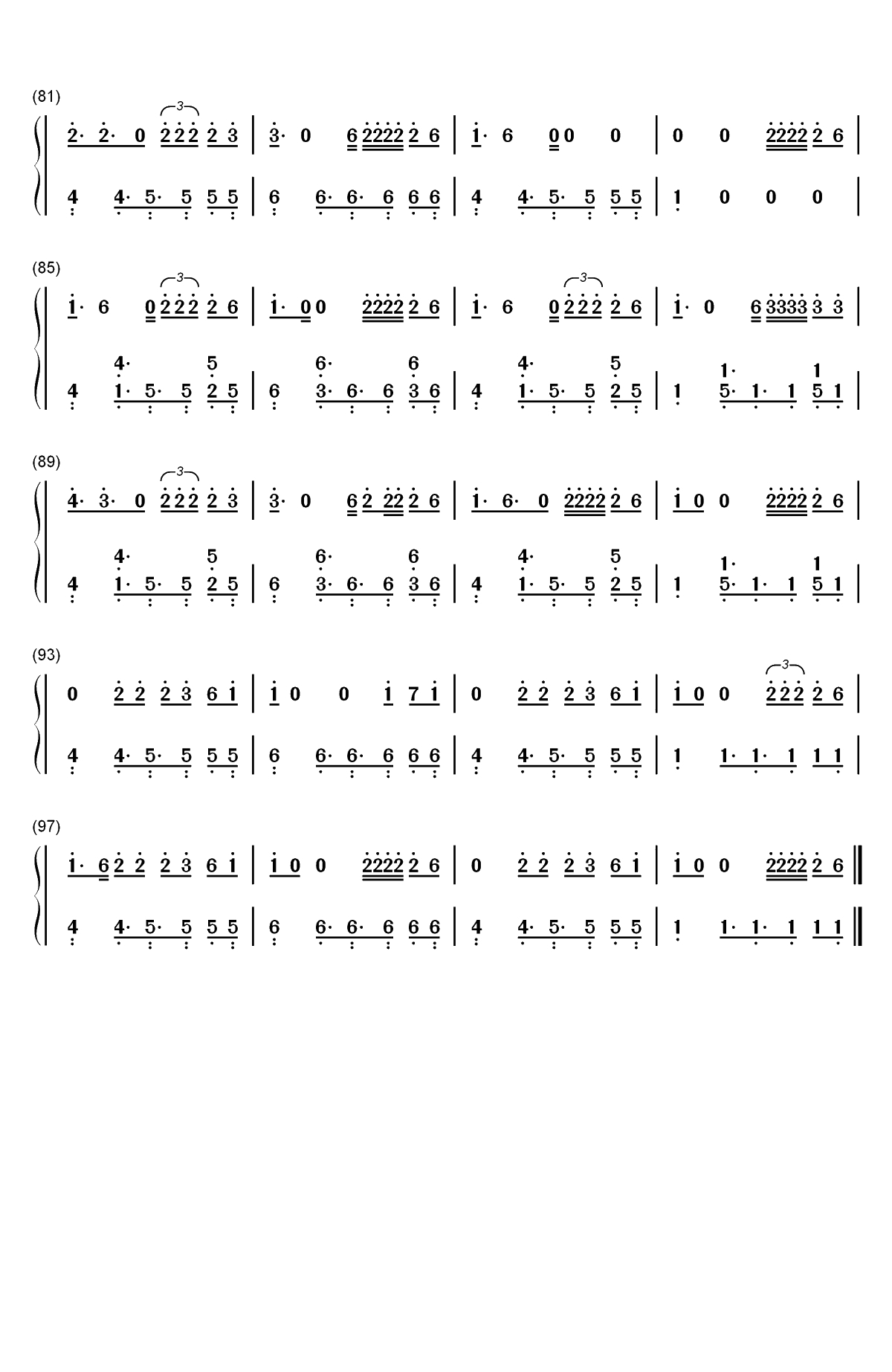 Middle Finger-Phoebe Ryan ft Quinn XCII双手简谱预览5