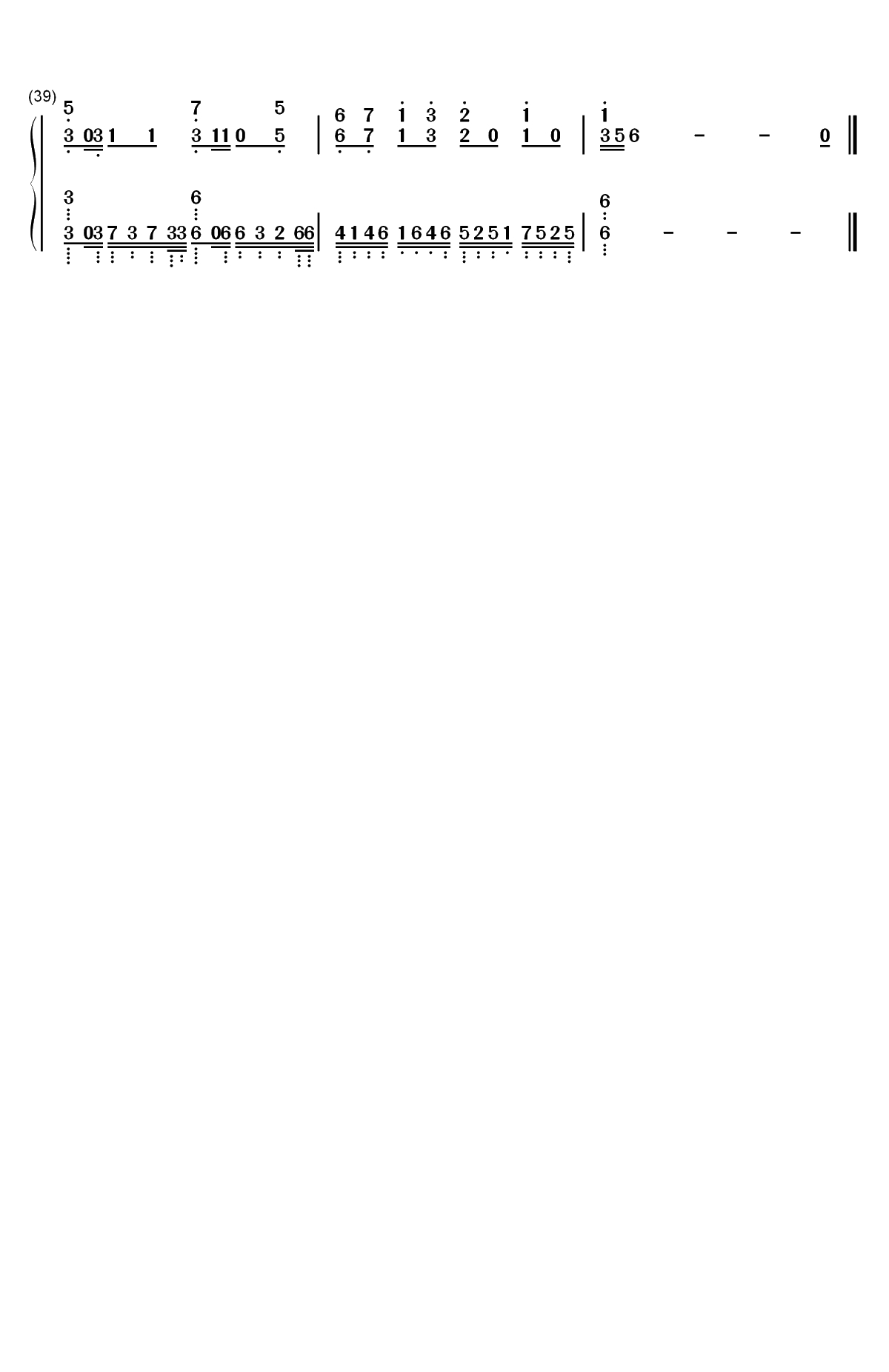 ENAMEL-黑执事 Book of Circus OP双手简谱预览3