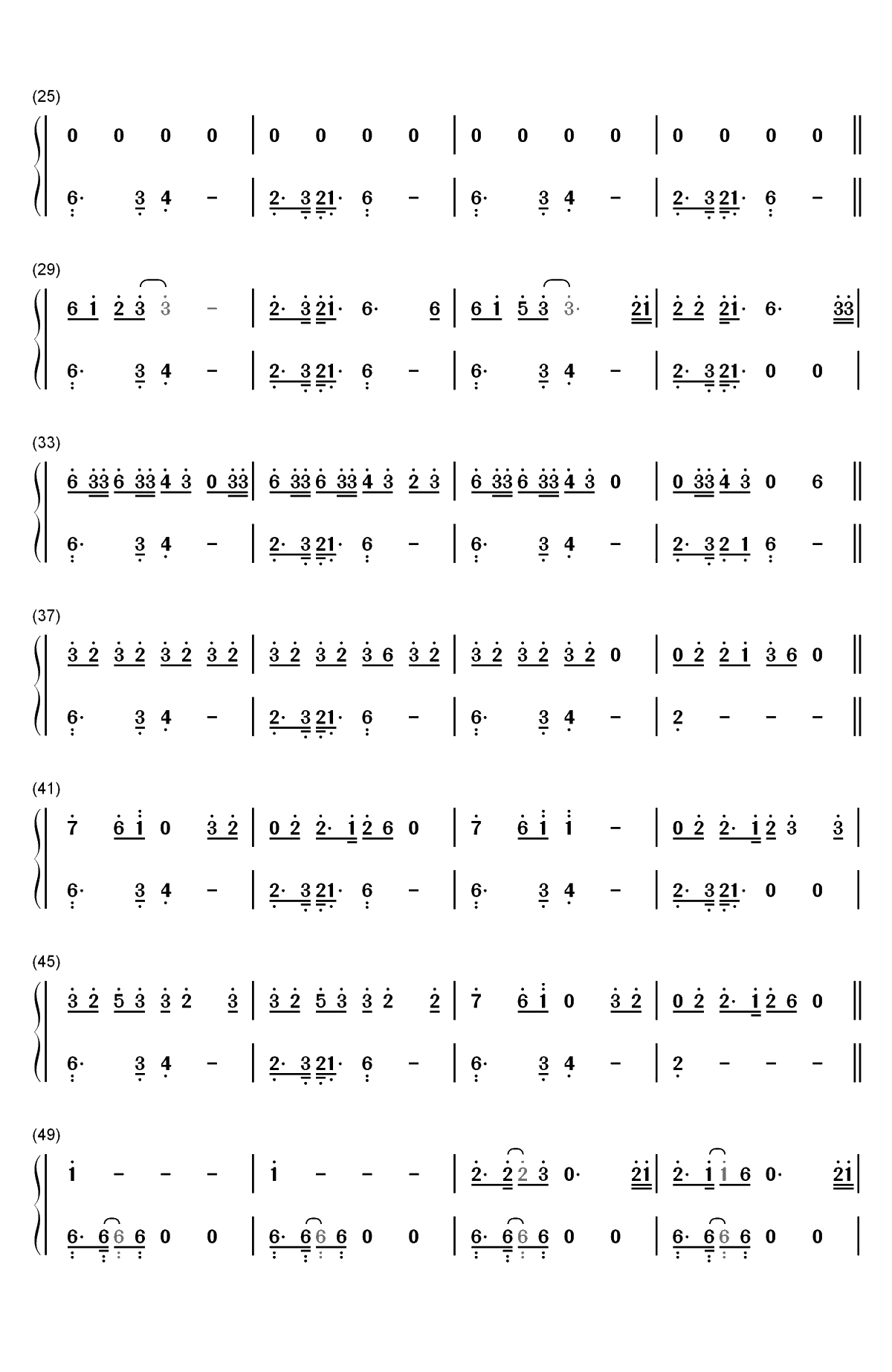 My Strange Addiction-Billie Eilish双手简谱预览2