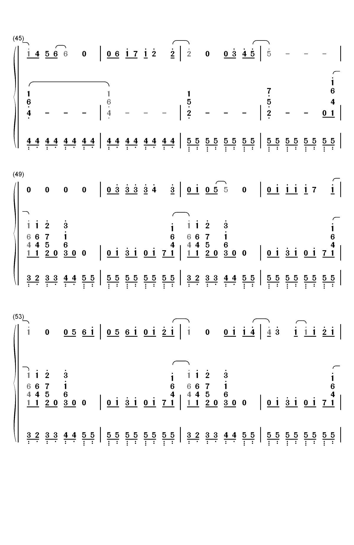 风の辿り着く场所-风所达到的地方-Kanon片尾曲双手简谱预览5
