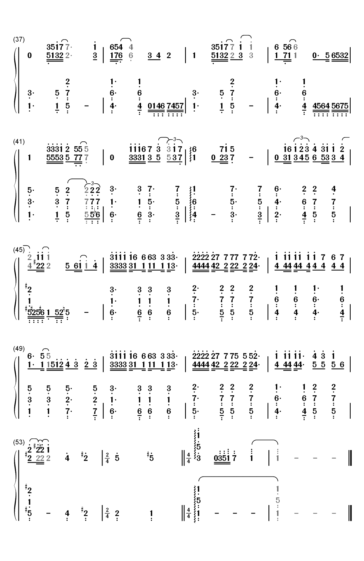 Love Is Like A Tide-理查德克莱德曼双手简谱预览3