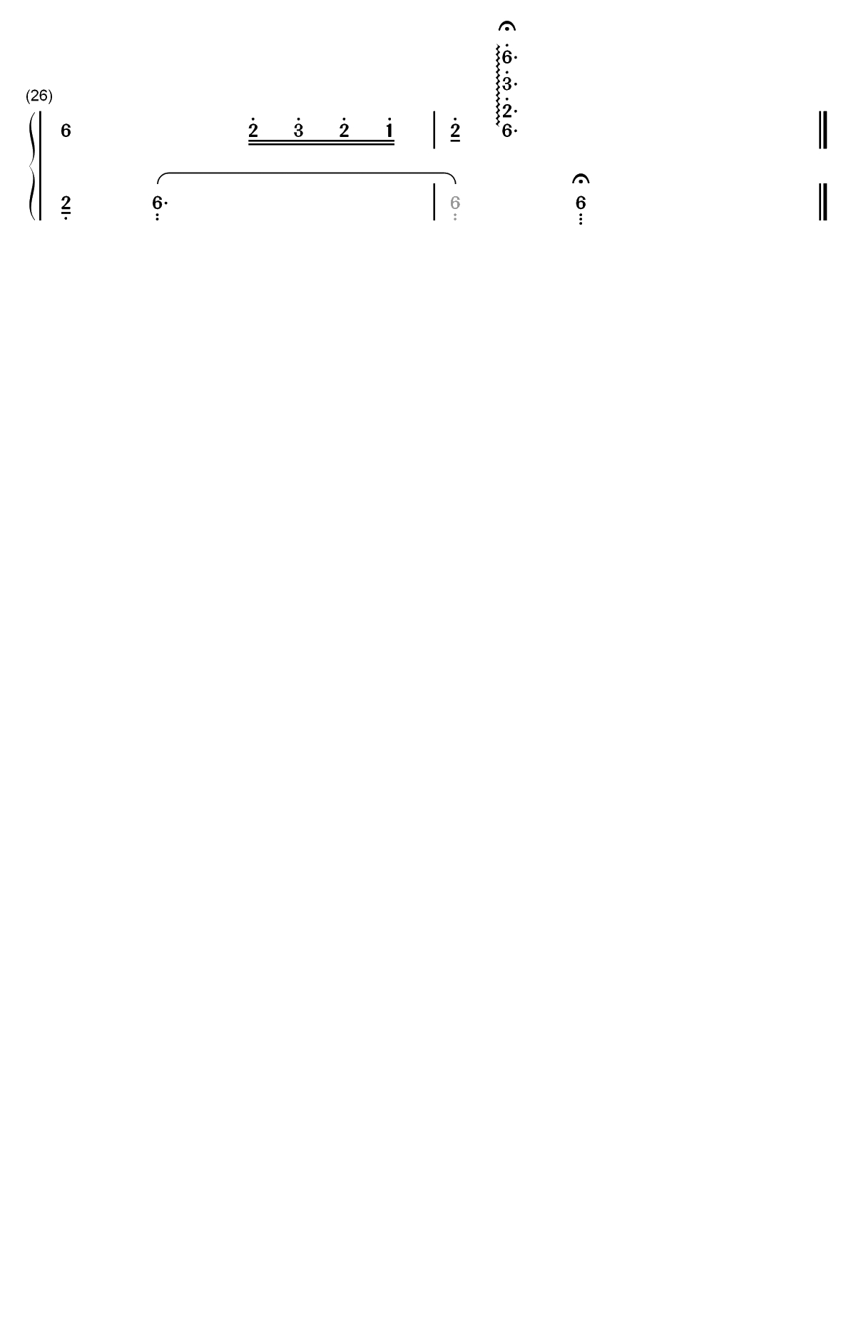 康定情歌-跑马溜溜的山上双手简谱预览2