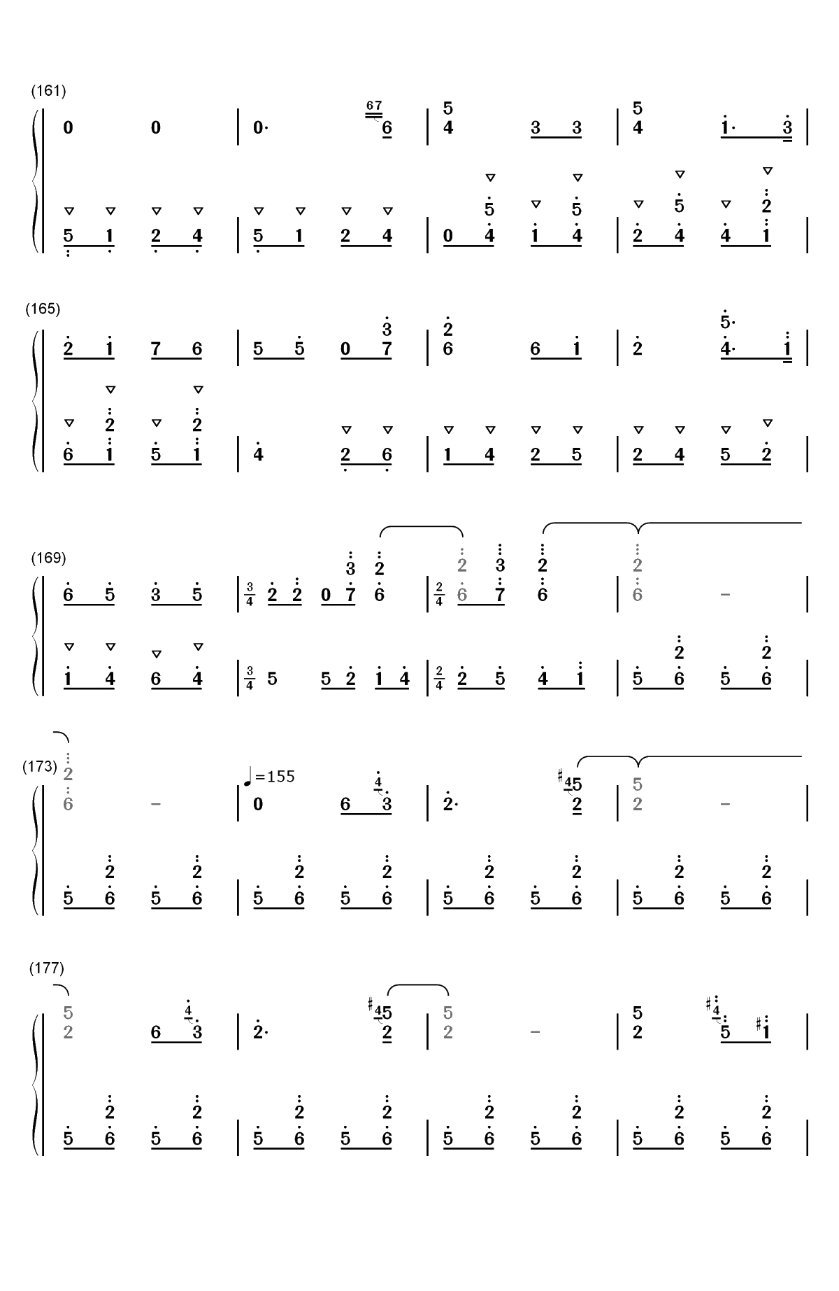 百鸟朝凤双手简谱预览9