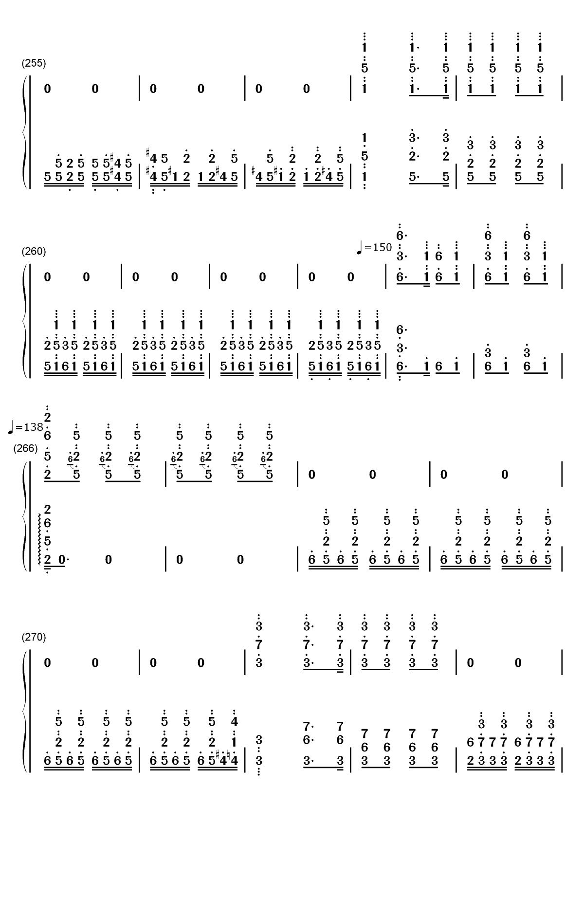 百鸟朝凤双手简谱预览14