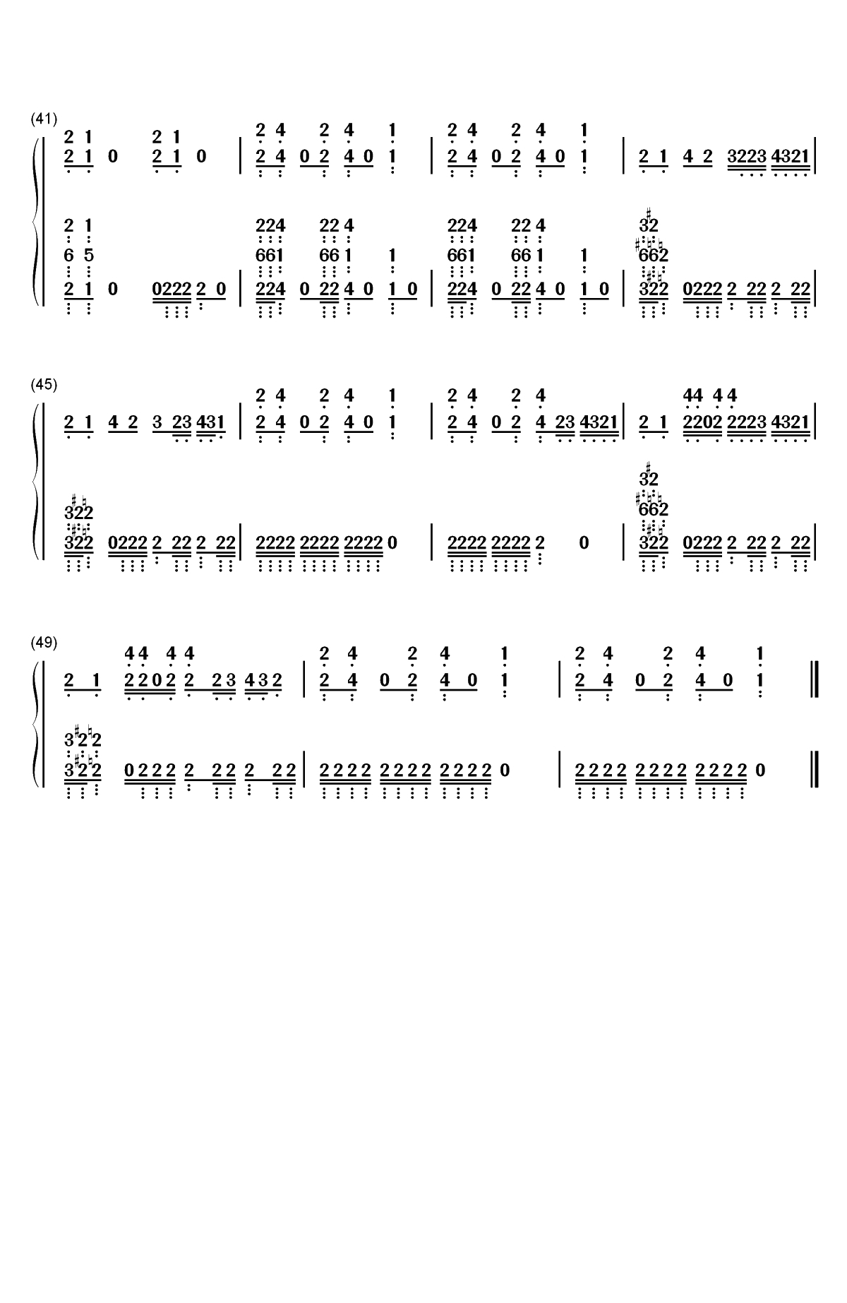 You Should See Me in a Crown-Billie Eilish双手简谱预览3