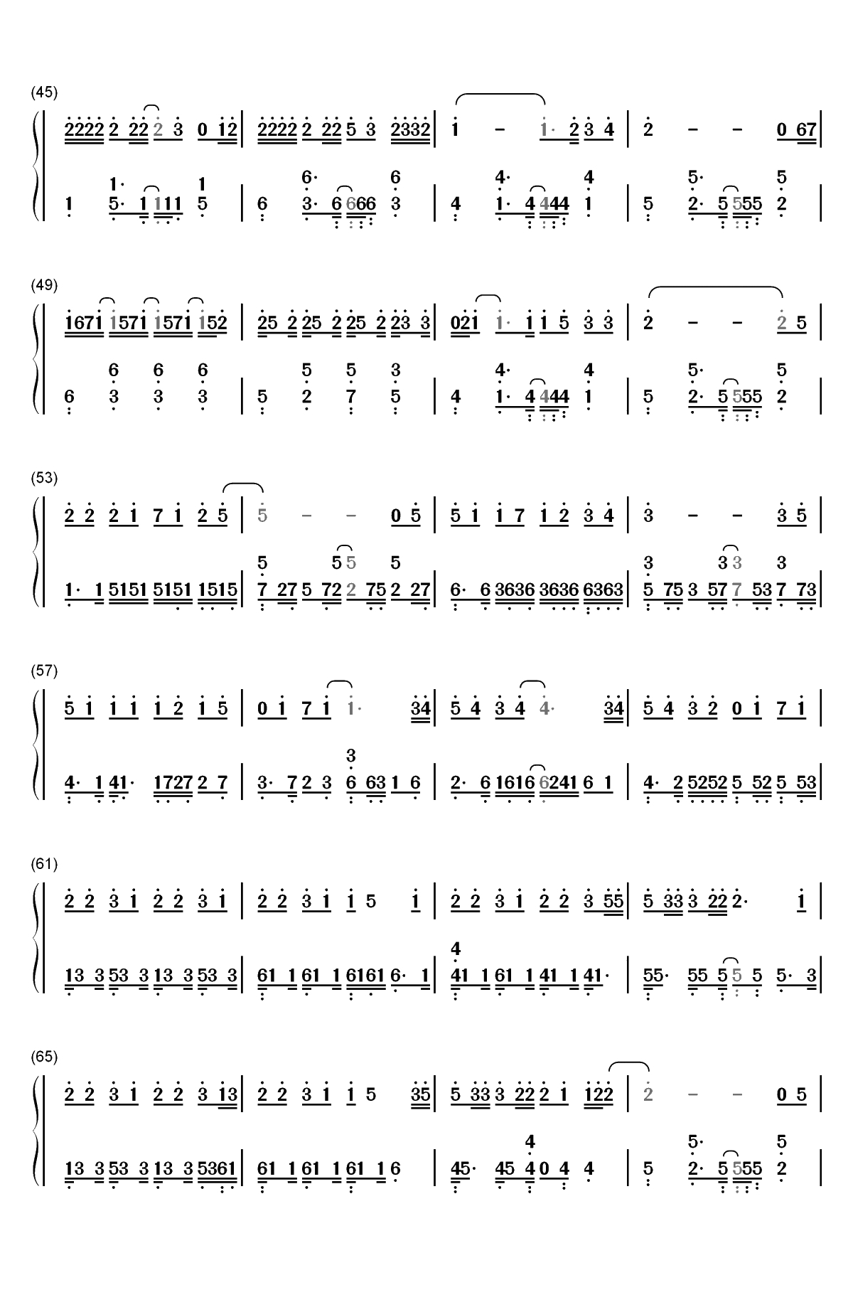 怎么了-周兴哲双手简谱预览3