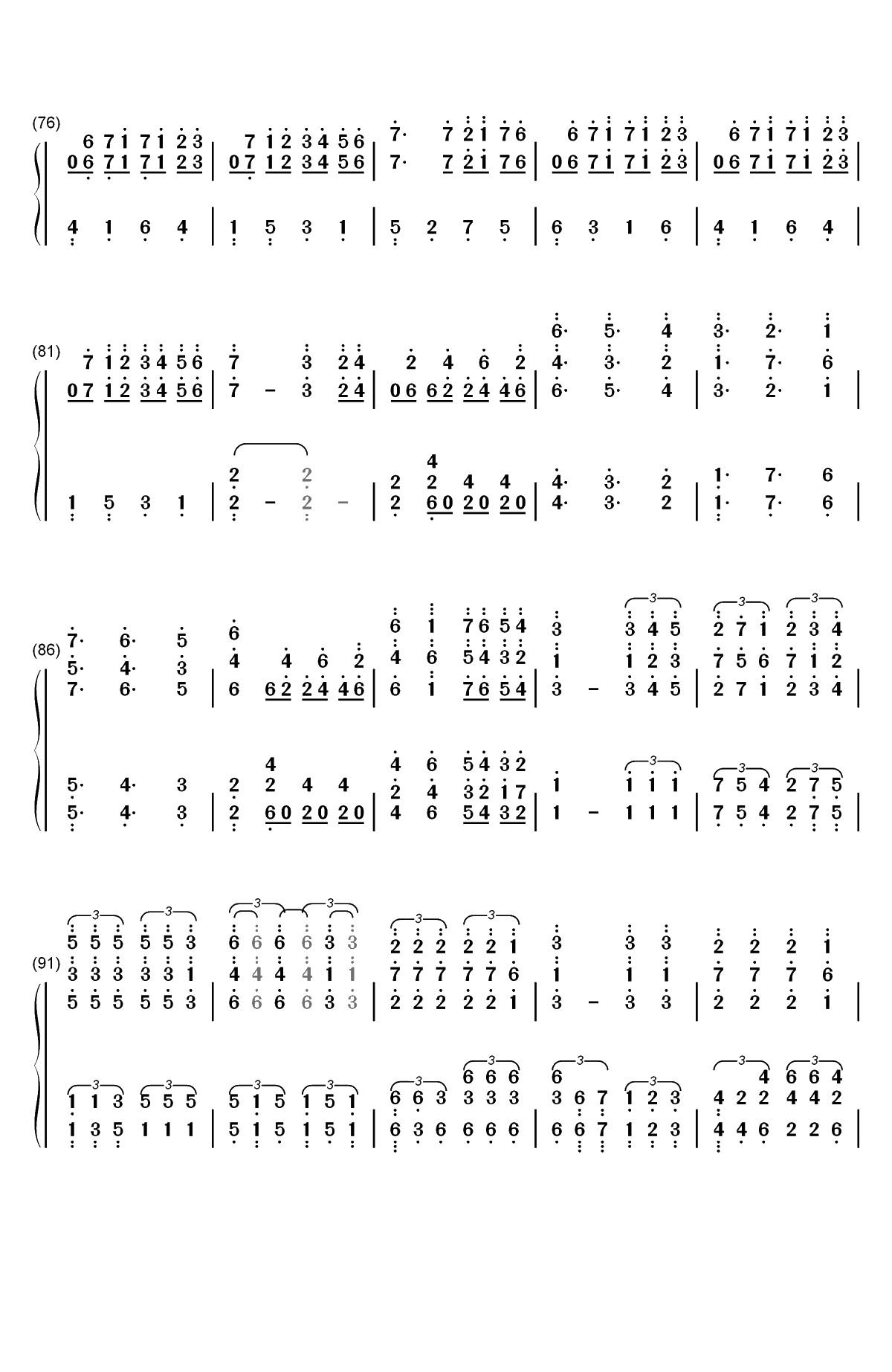 All of Me-我的一切-马克西姆双手简谱预览4