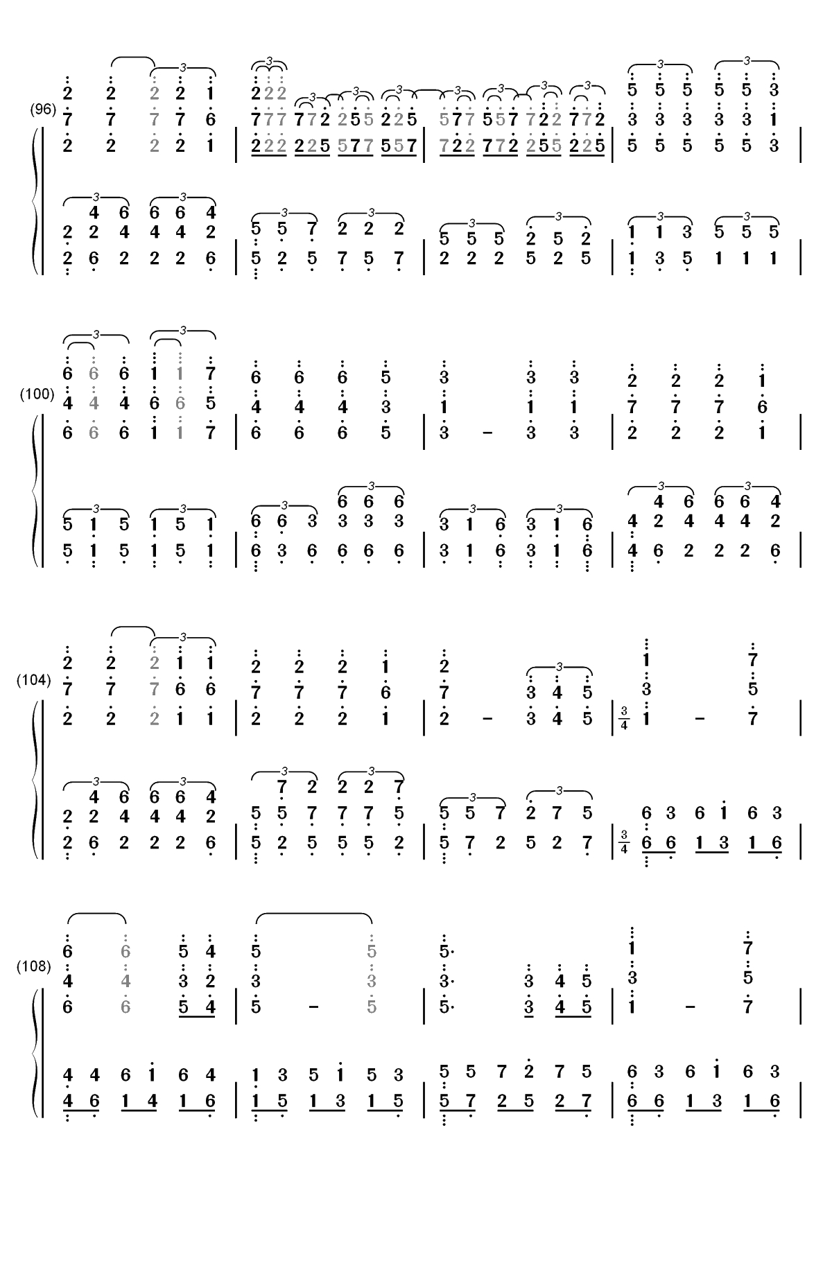 All of Me-我的一切-马克西姆双手简谱预览5