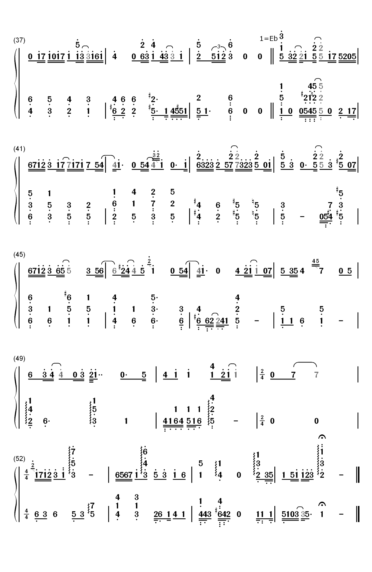 生生-版双手简谱预览3