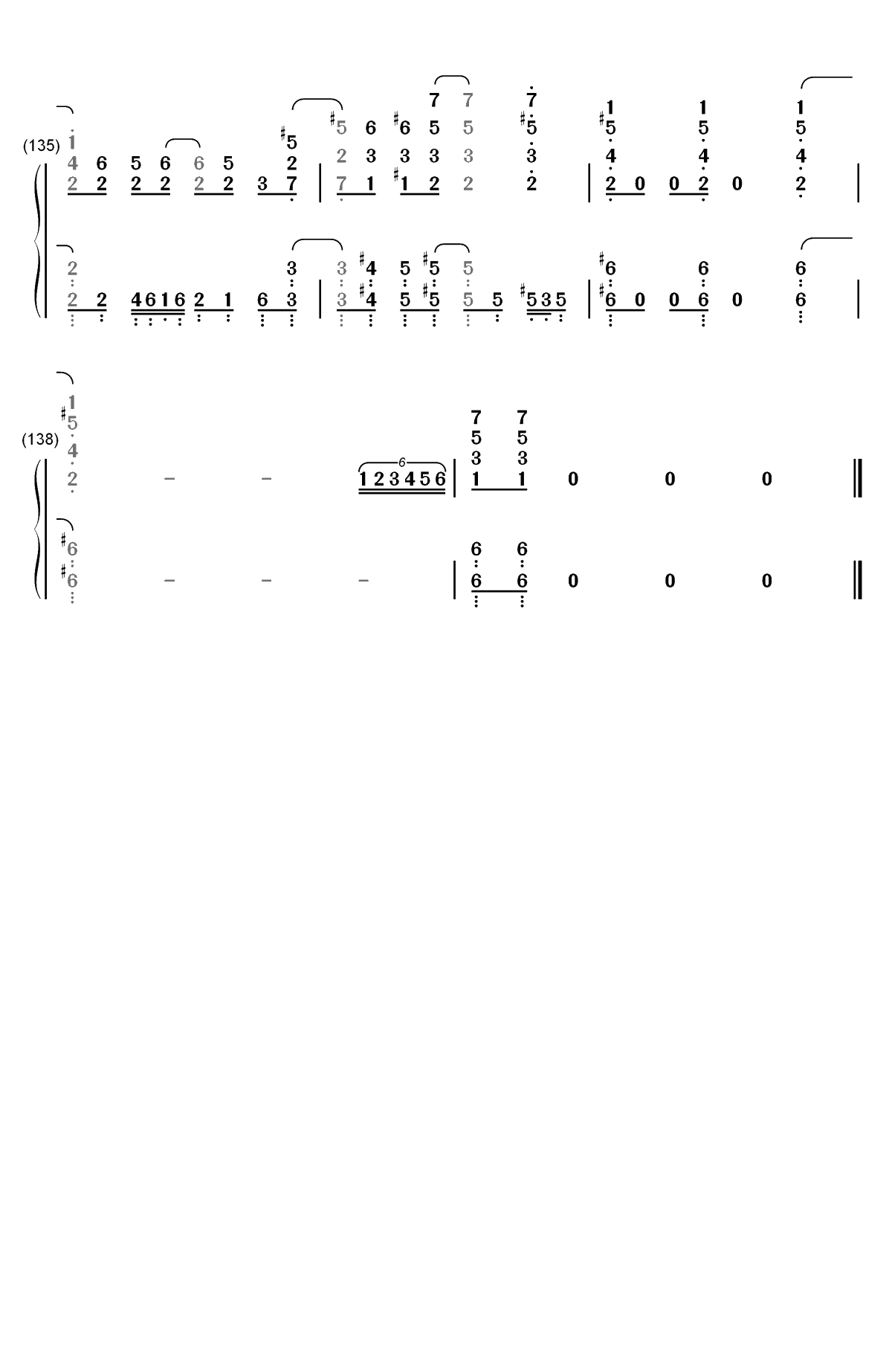 ラブドラマティックfeat伊原六花-辉夜大小姐想让我告白天才们的恋爱头脑战OP双手简谱预览9