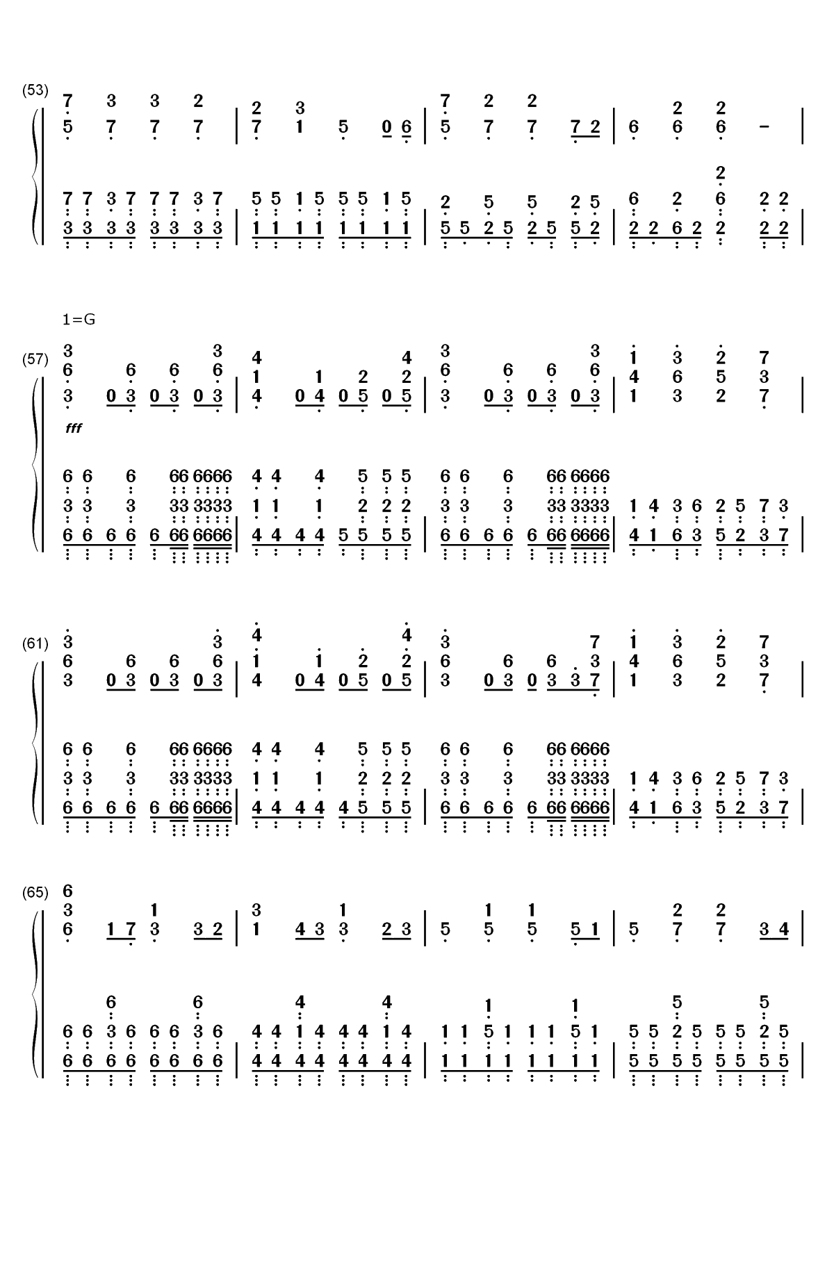 I Want My Tears Back-Nightwish双手简谱预览4