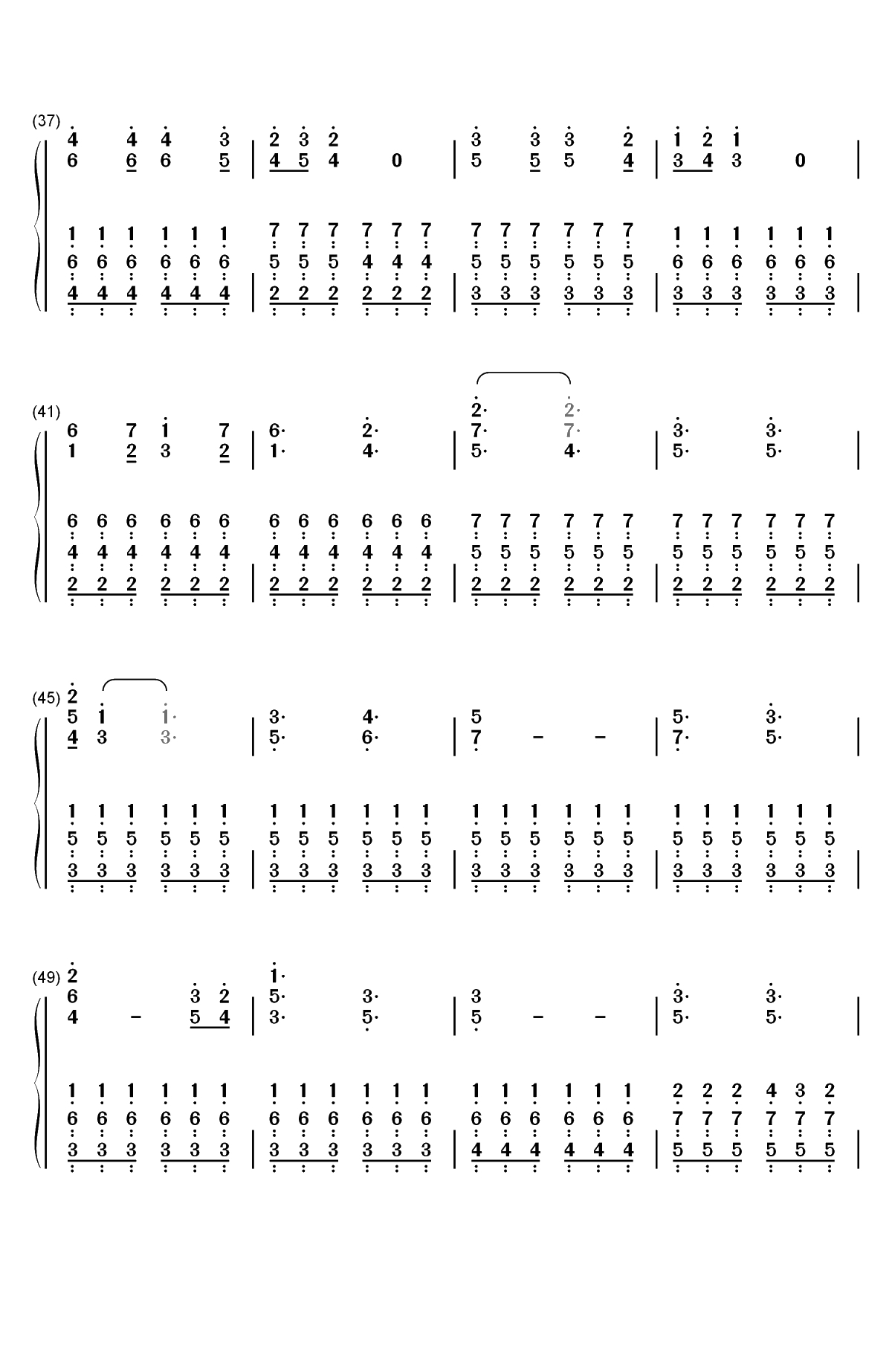 Are You Ready-游戏王VRAINS ED5双手简谱预览3