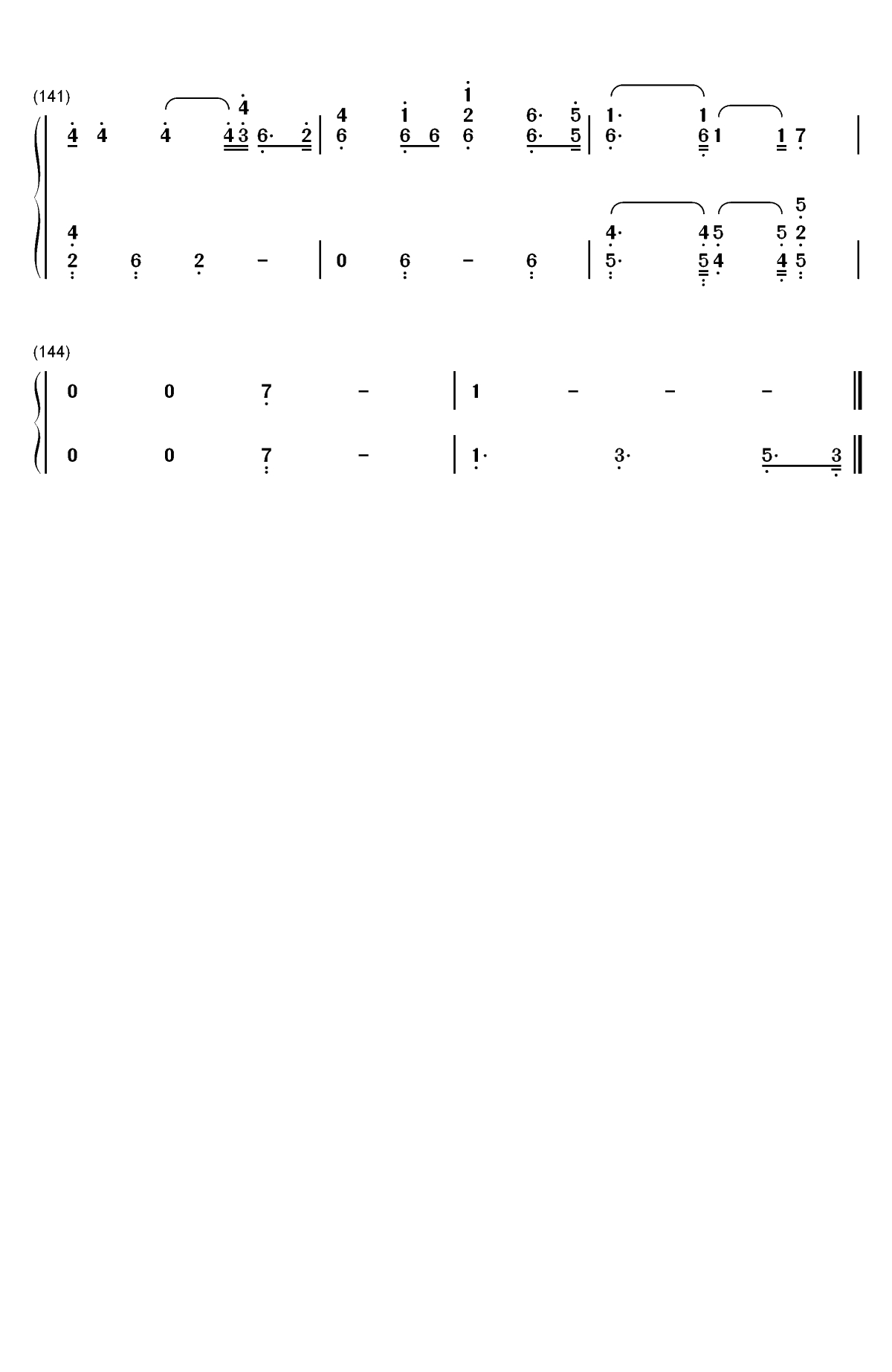 Undecided-Chris Brown双手简谱预览8