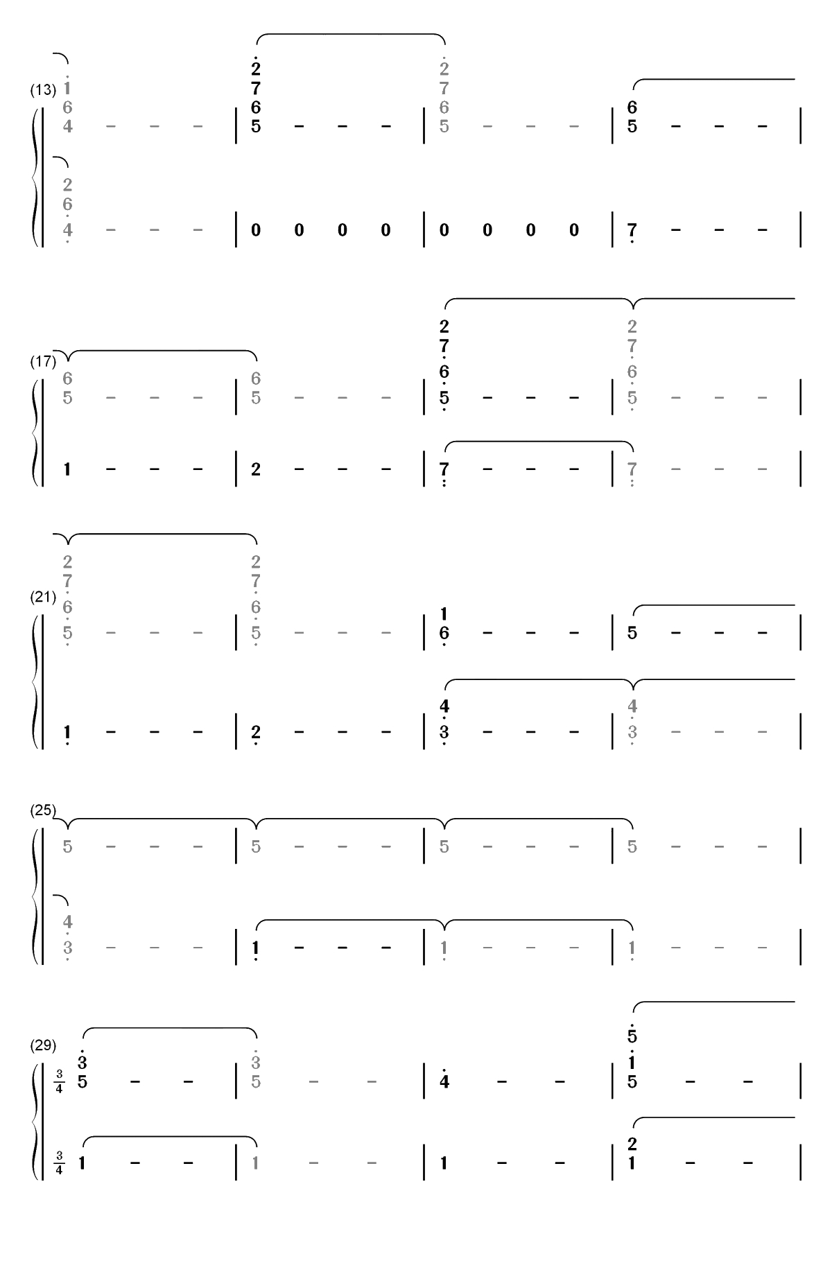 Together-大侦探皮卡丘OST双手简谱预览2