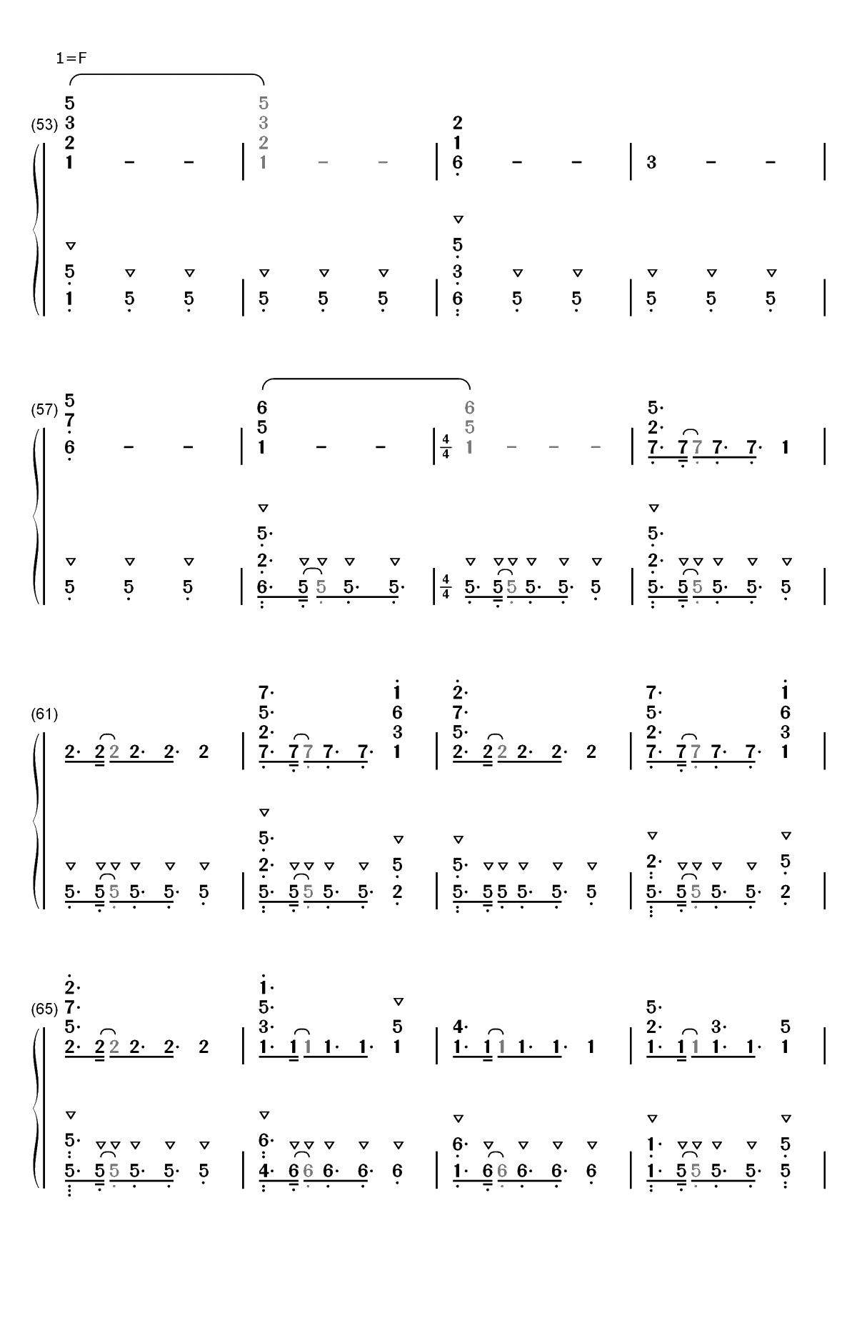 Together-大侦探皮卡丘OST双手简谱预览4