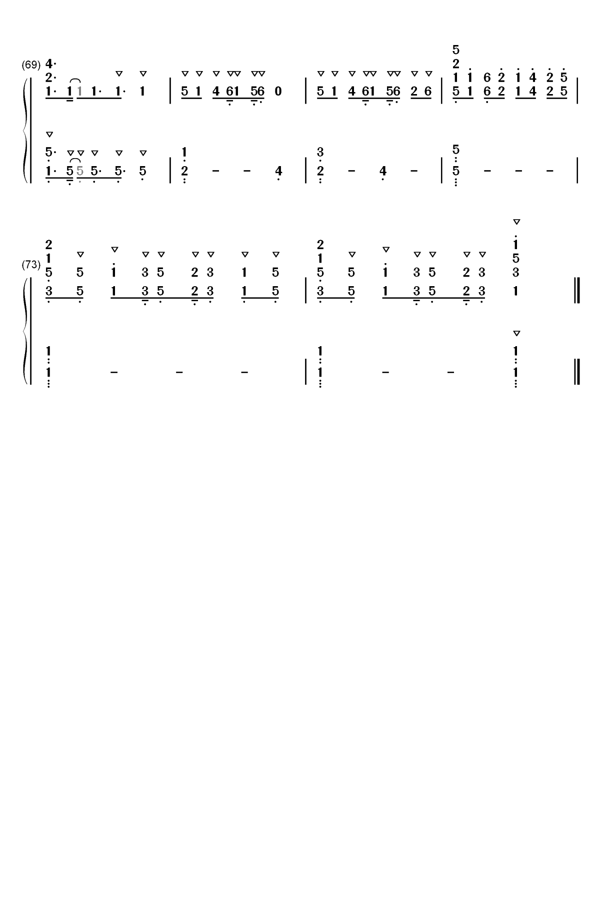 Together-大侦探皮卡丘OST双手简谱预览5