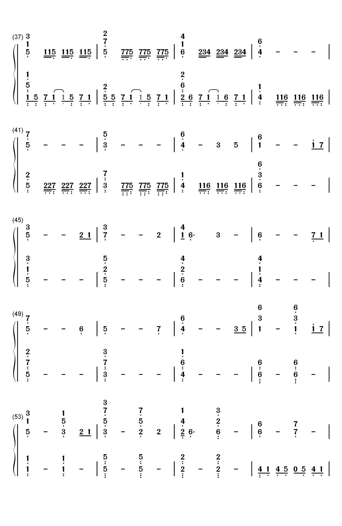 Days Gone主题曲-人生尽头双手简谱预览3